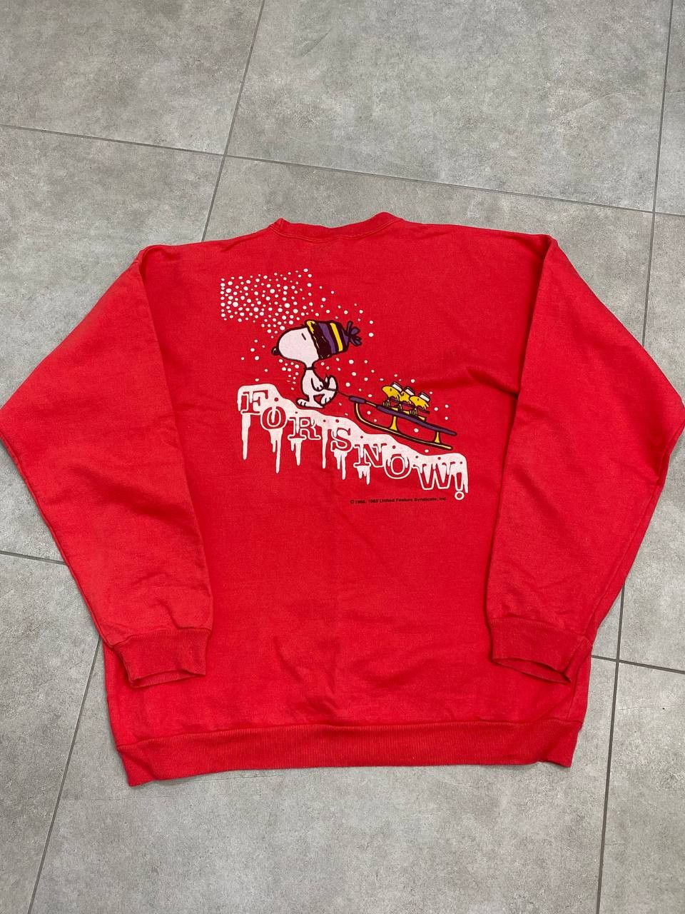 Peanuts Vintage Peanuts Snoopy Sport Christmas Snow Sweatshirt Size US XL / EU 56 / 4 - 3 Thumbnail