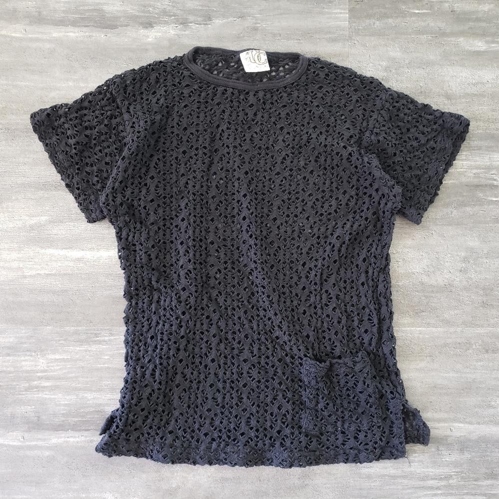 Designer Black Pocket Detailed Undercover Beachwear Cover Up Size ONE SIZE - 1 Thumbnail