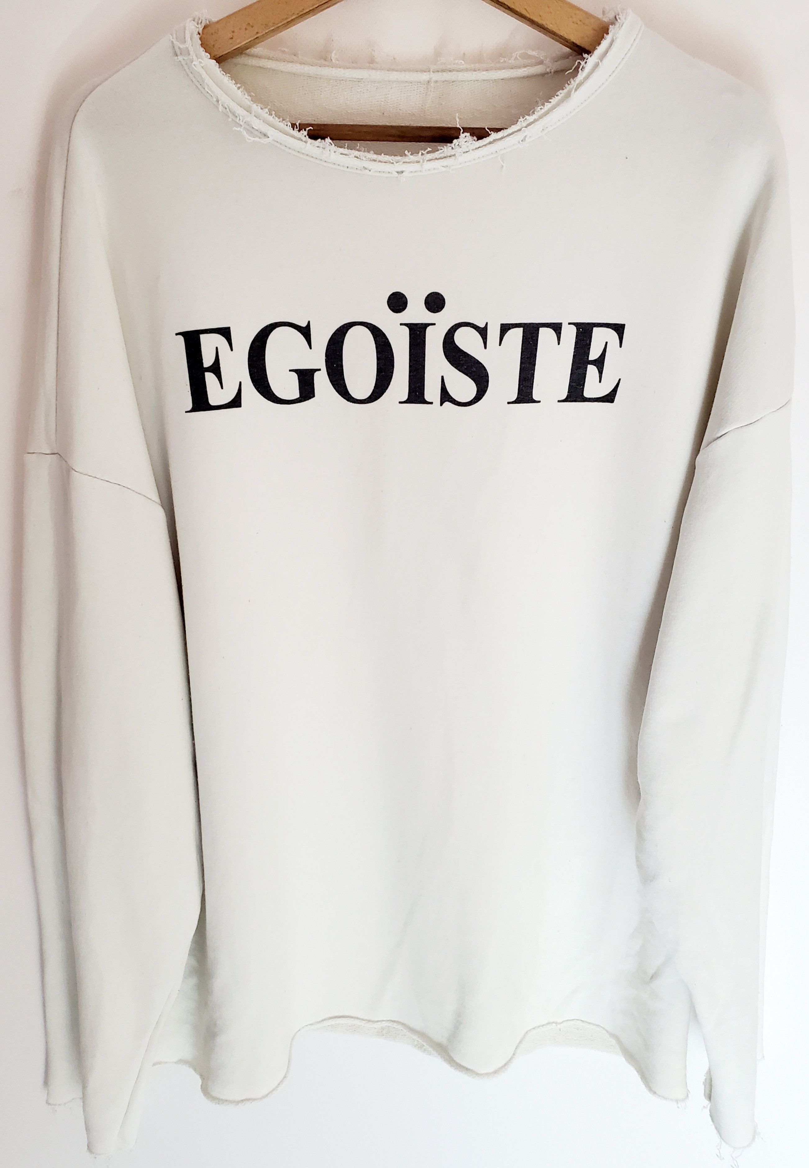 Japanese Brand × Vintage Vintage EGOISTE pullover/Sweatshirt size Xl Size US XL / EU 56 / 4 - 1 Thumbnail