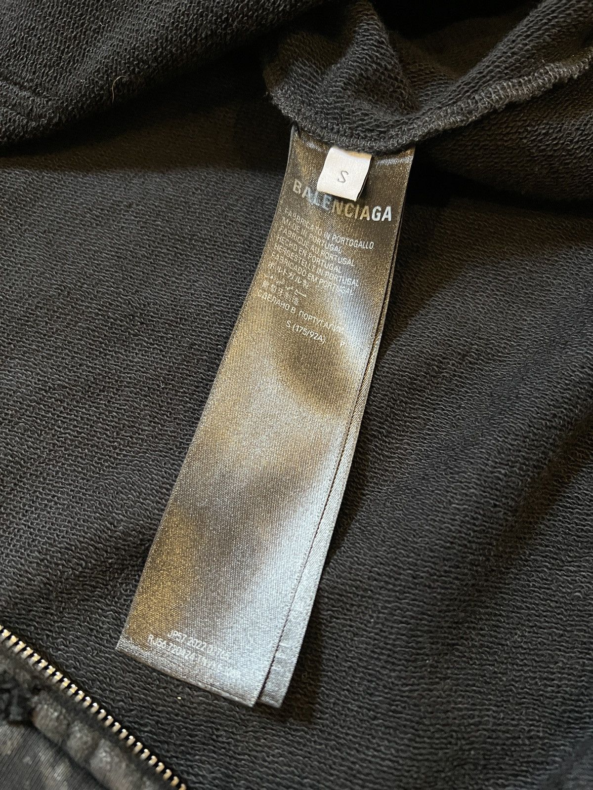 Balenciaga Balenciaga Mud Gaffer Zip Hoodie Size US S / EU 44-46 / 1 - 7 Thumbnail