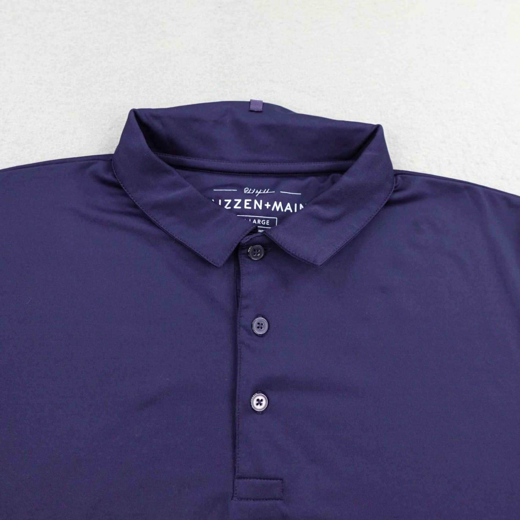 Mizzen+Main Mizzen+Main Polo Shirt Mens XL Blue Performance Golf Phil Mickelson Golfer Flex Shirt Polo Size US XL / EU 56 / 4 - 2 Thumbnail