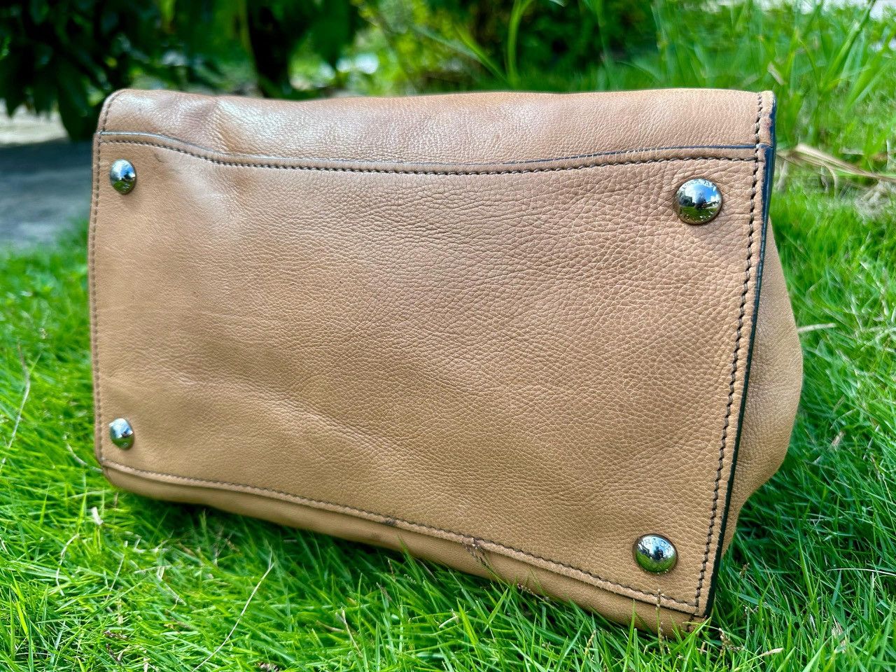 Prada Authentic Prada Glace Twin Pocket Double Handle Cammello Size ONE SIZE - 4 Thumbnail