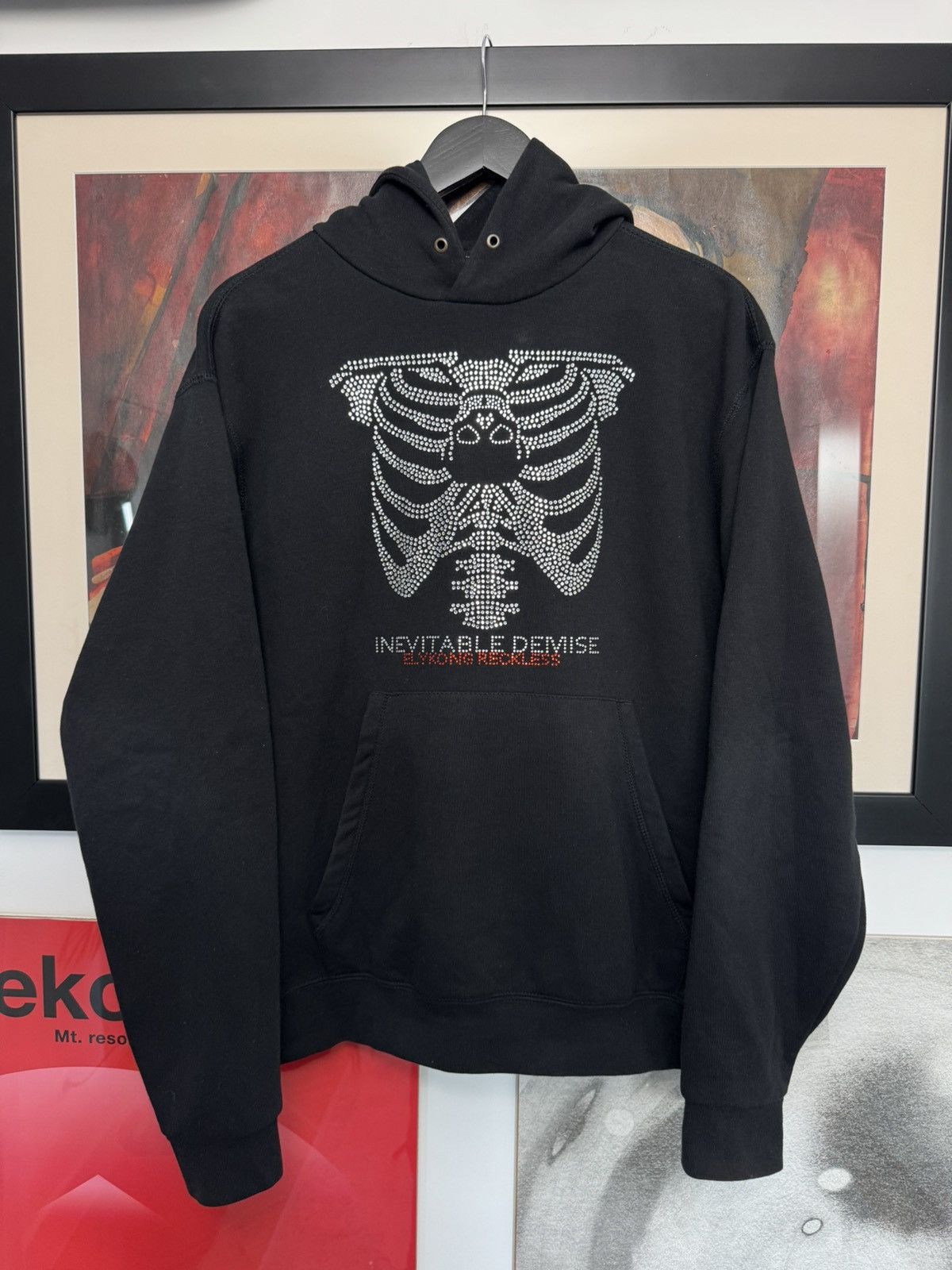 Reckless Scholars Reckless Scholars Elykong Hoodie Skeleton Print Avant Garde Size US L / EU 52-54 / 3 - 1 Thumbnail