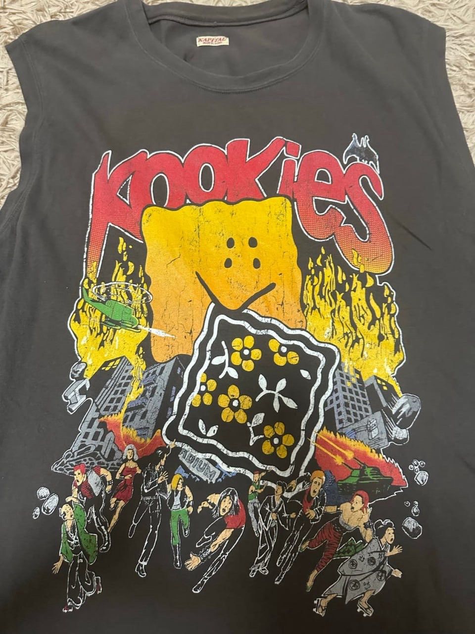 Kapital Kapital kookies vintage washed vest t shirt Size US L / EU 52-54 / 3 - 5 Thumbnail