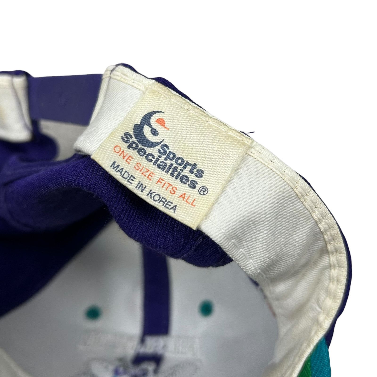 NBA VTG 90s CHARLOTTE HORNETS SPORTS SPECIALITIES SNAPBACK HAT Size ONE SIZE - 7 Thumbnail