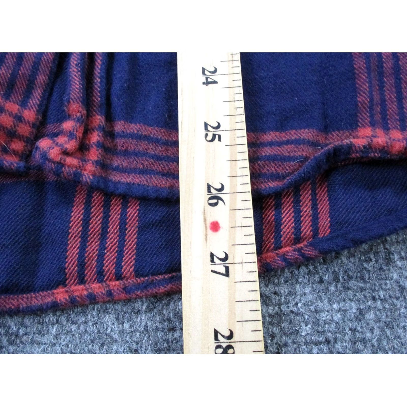 Frank & Eileen Frank Eileen Shirt Womens S Red Blue Plaid Flannel Casual Oversized Loose Size S / US 4 / IT 40 - 4 Thumbnail