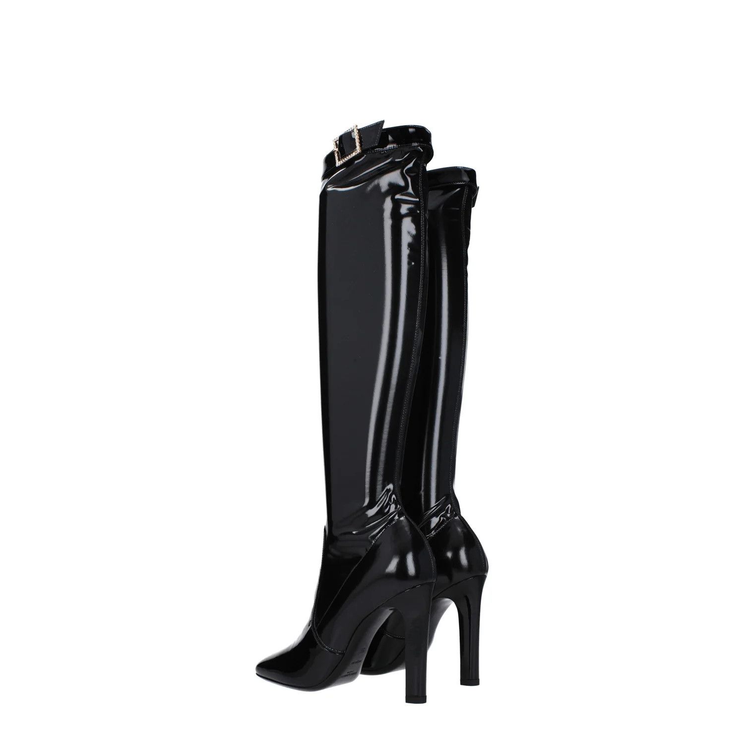 Saint Laurent Paris ob1o1e1124 Patent Leather Boots in Black Size US 6.5 / IT 36.5 - 4 Thumbnail