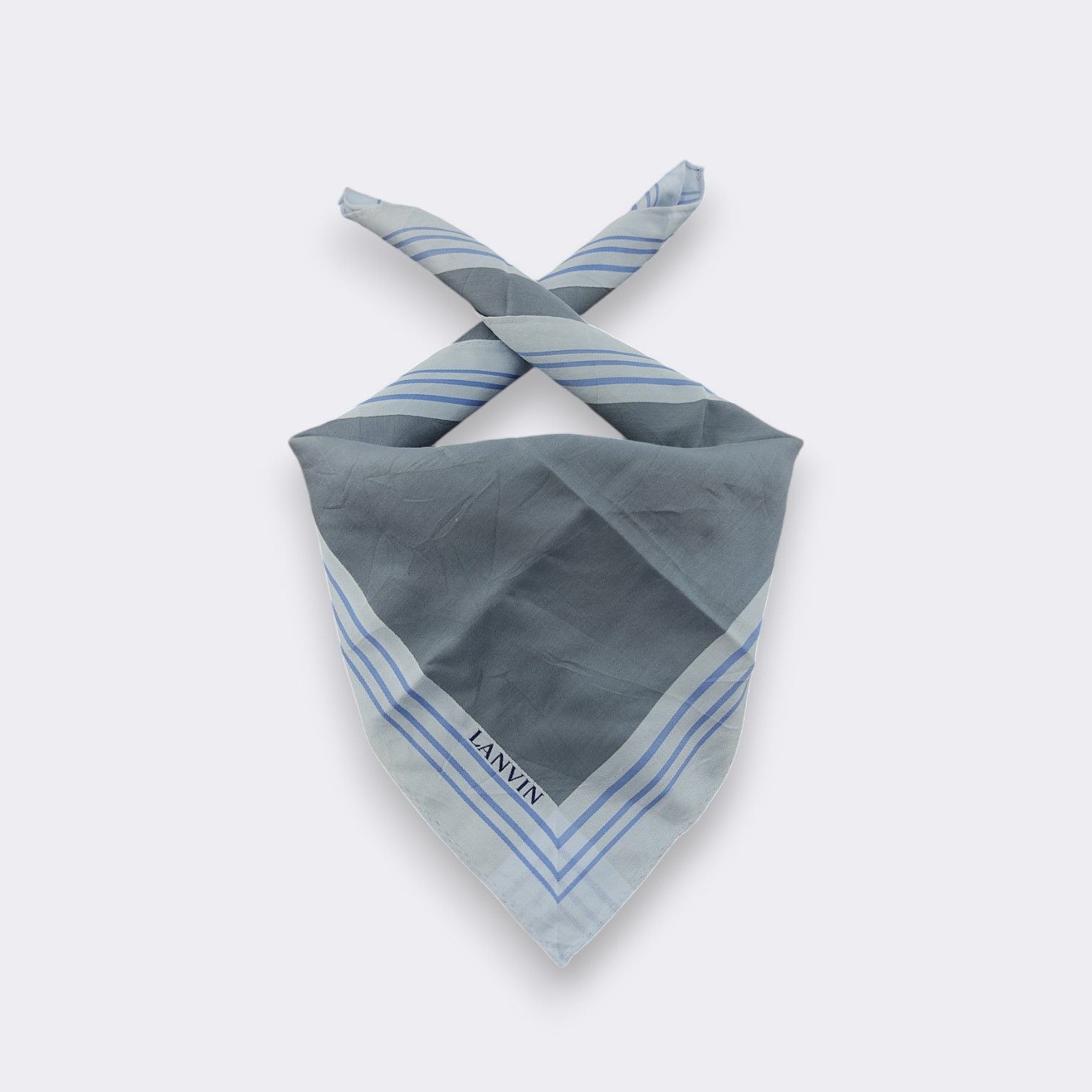Lanvin × Vintage Vintage Lanvin Handkerchief Neckerchief Bandana H118B Size ONE SIZE - 1 Thumbnail