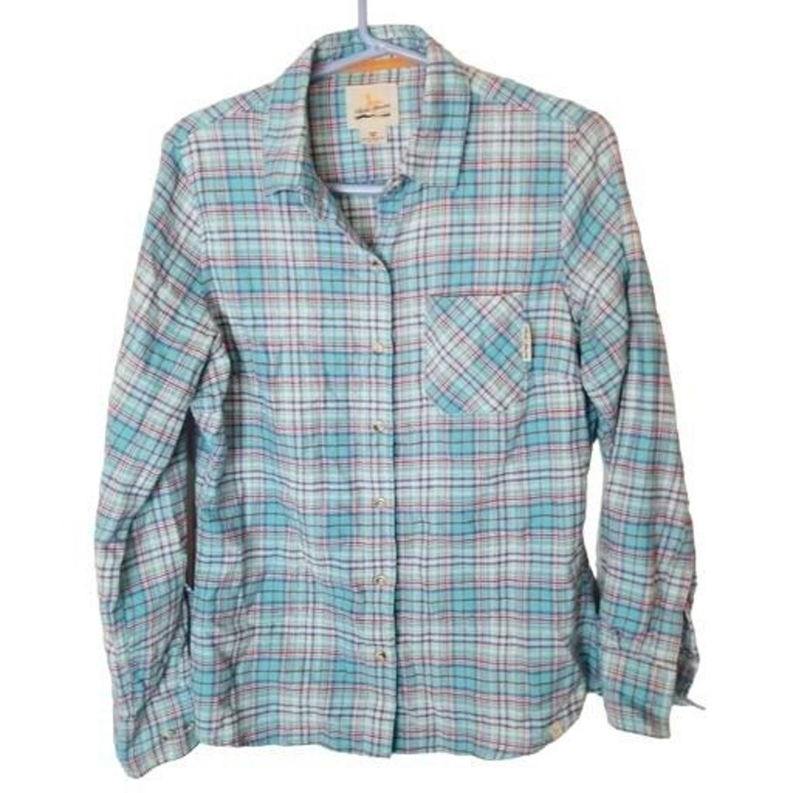 Field & Stream Field & Stream Womens Flannel Shirt Plaid Sz M Gorpcore Size US M / EU 48-50 / 2 - 1 Thumbnail