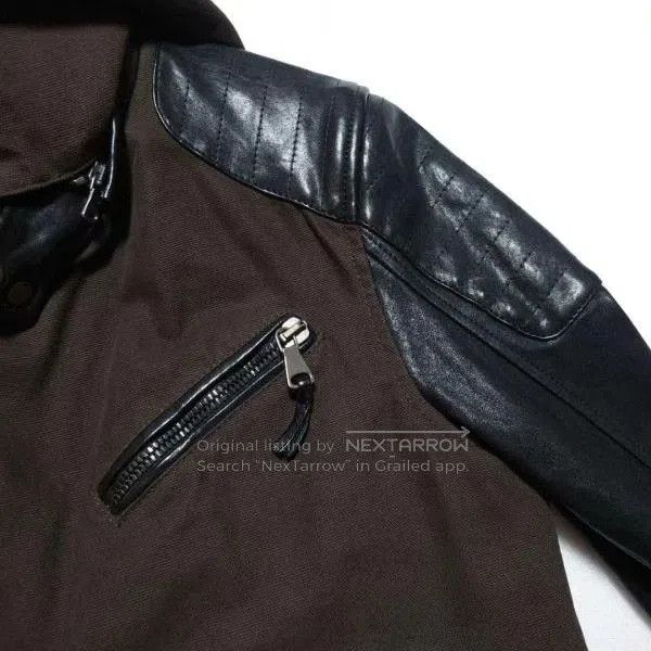 Other GARRETT Cotton Leather Paneled Blouson. Size US S / EU 44-46 / 1 - 5 Thumbnail