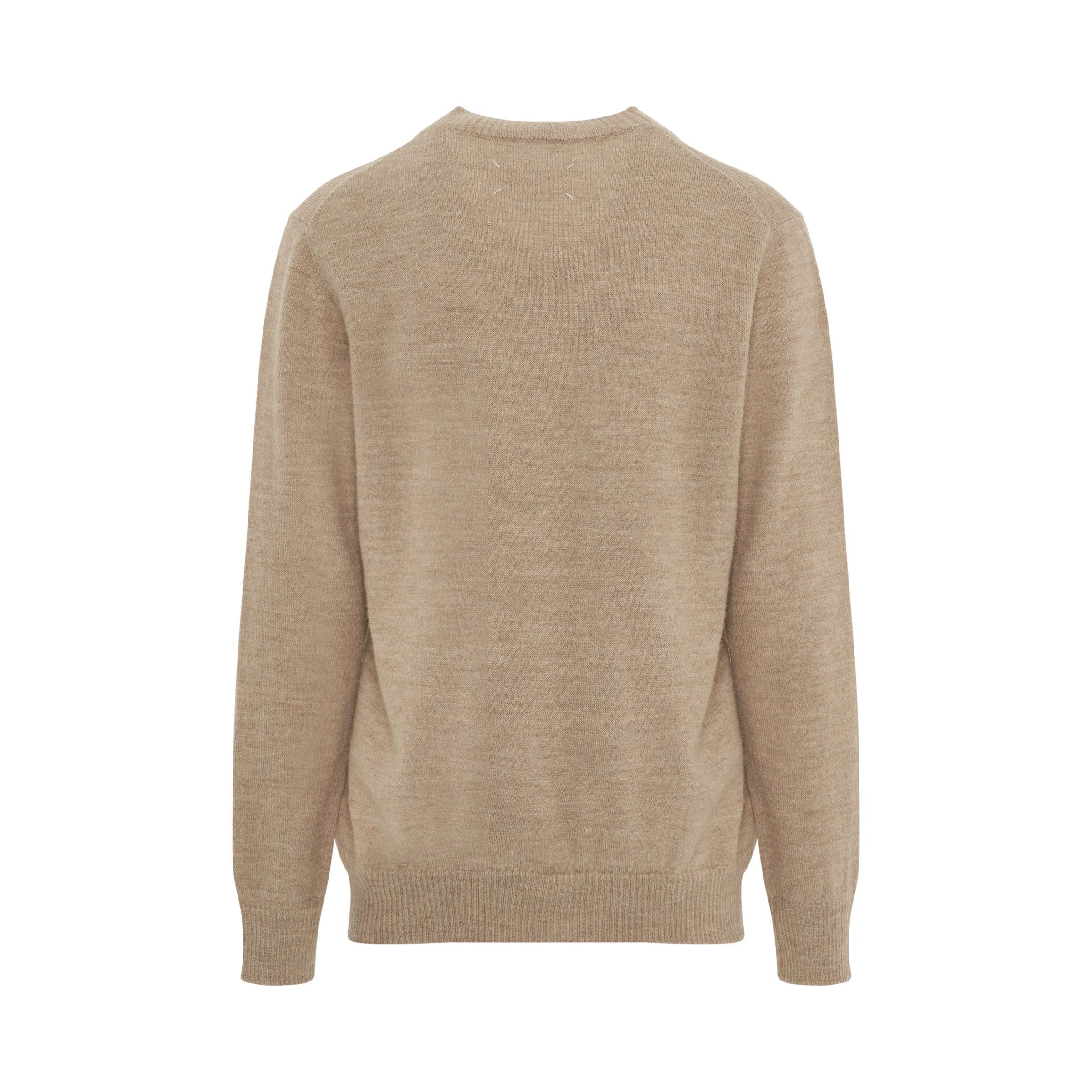 Maison Margiela o1mris0824 Alpaca Sweater in Beige Size US S / EU 44-46 / 1 - 4 Thumbnail