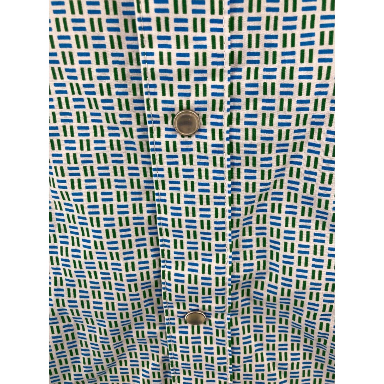 Wrangler Wrangler Wrancher Shirt Mens XL Blue Check Pearl Snap Up Cowboy Size US XL / EU 56 / 4 - 5 Thumbnail