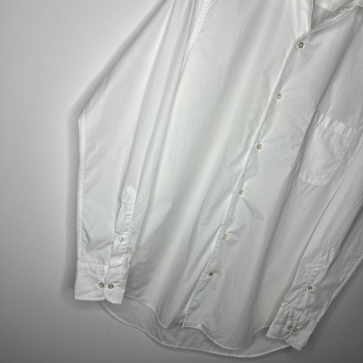 Loro Piana Loro Piana Shirt Button Up White Classic Luxury Basic Size US M / EU 48-50 / 2 - 3 Thumbnail
