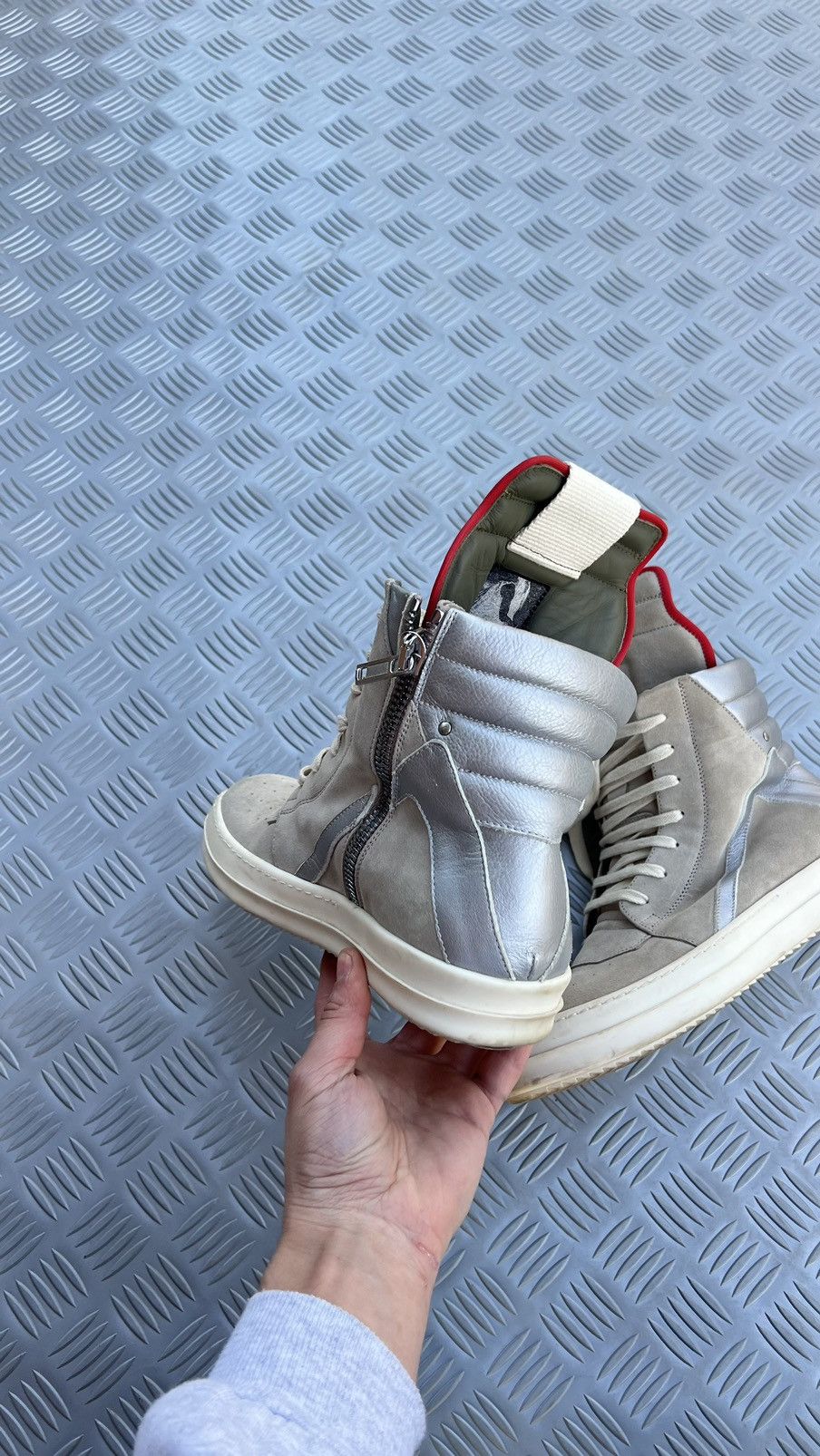 Rick Owens Rick Owens geobasket pearl reflective Size US 7.5 / EU 40-41 - 9 Thumbnail