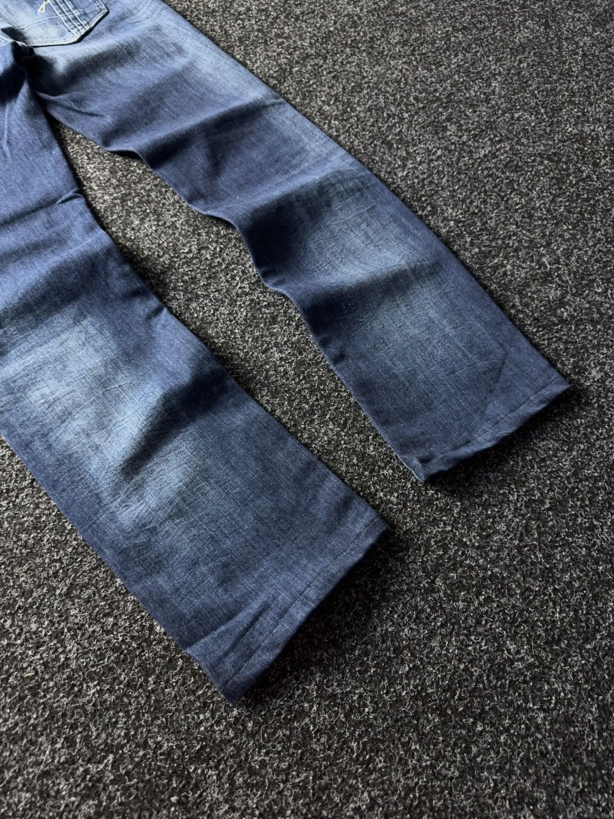 G-Star × Japanese Brand G-Star RAW GS01 3301 Distressed Straight Jeans Size 30" / US 8 / IT 44 - 10 Thumbnail
