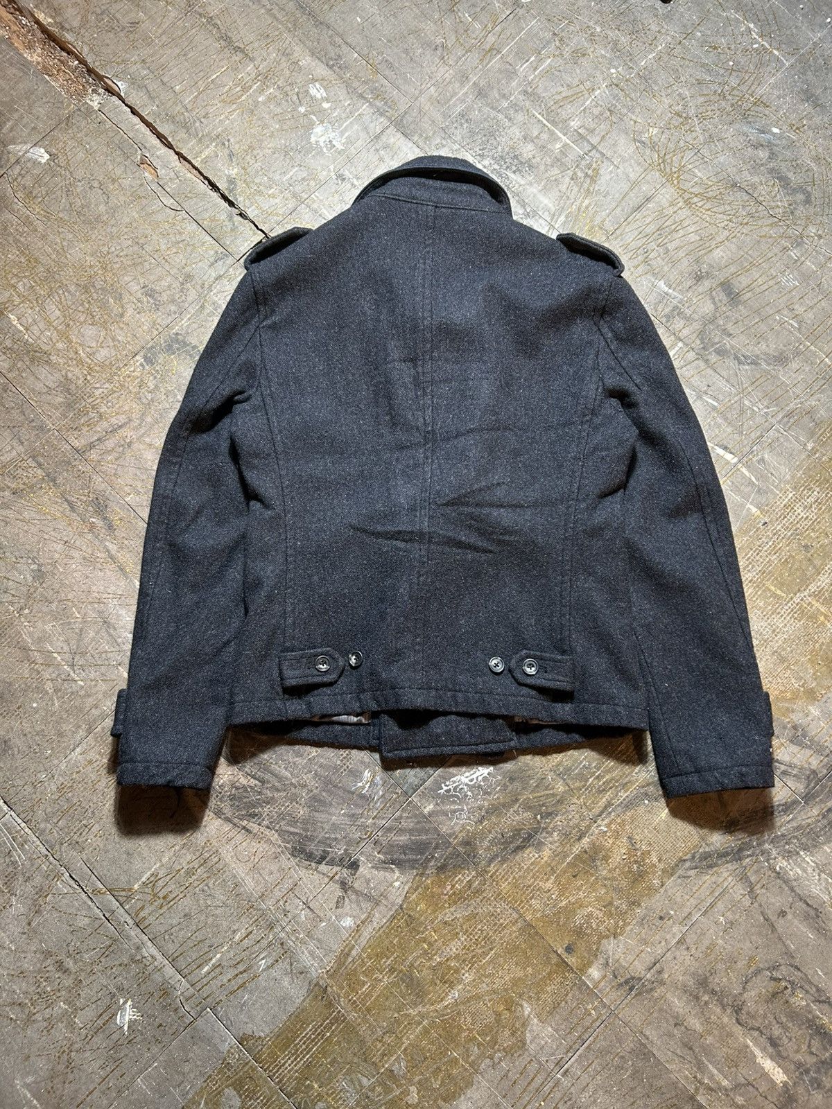 Tornado Mart Tornado Mart Japan Double Breasted Wool Coat Size L / US 10 / IT 46 - 9 Thumbnail