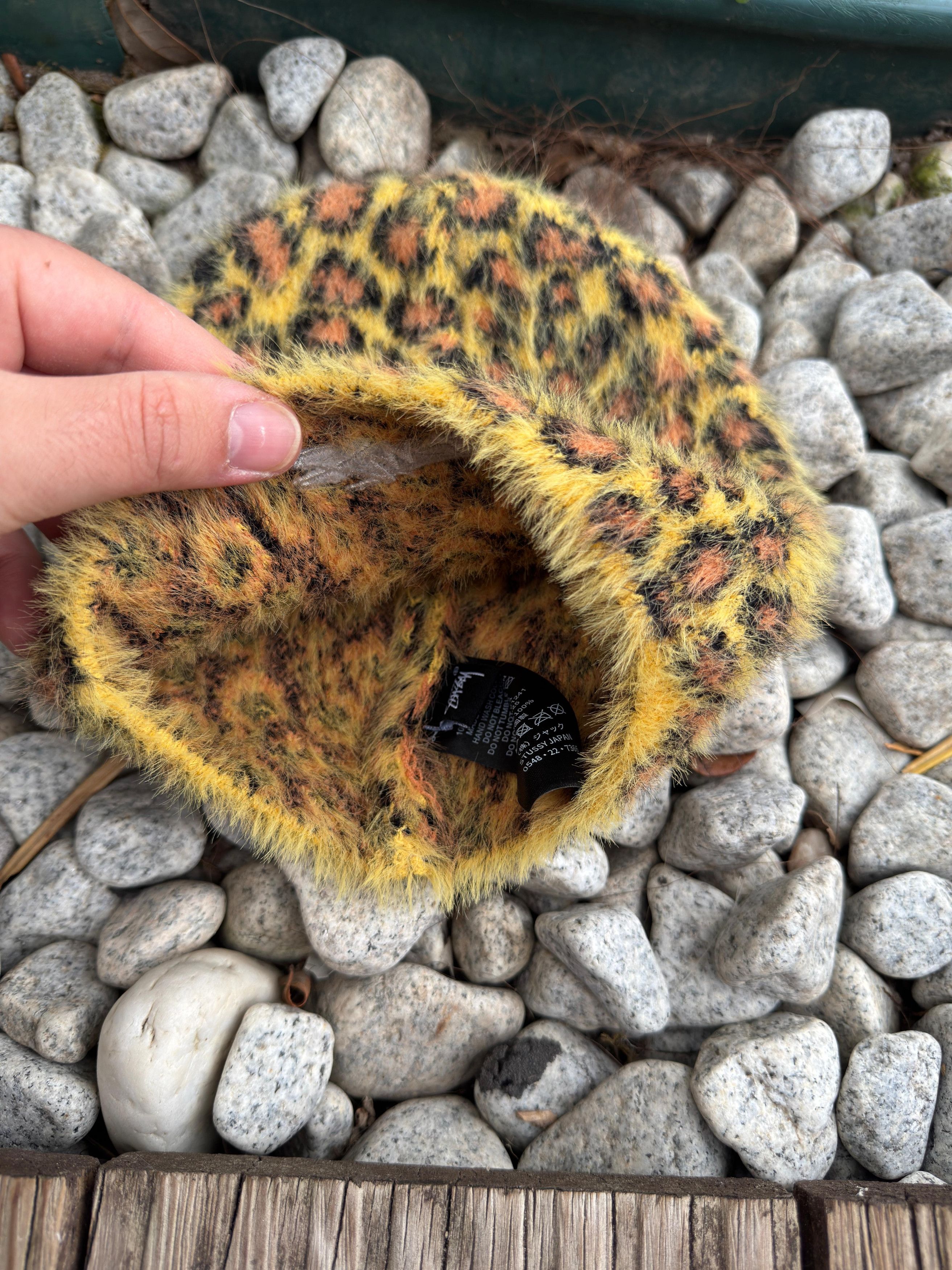 Stussy Stussy Leopard Skullcap Beanie Hat Vintage Y2k Size ONE SIZE - 3 Thumbnail