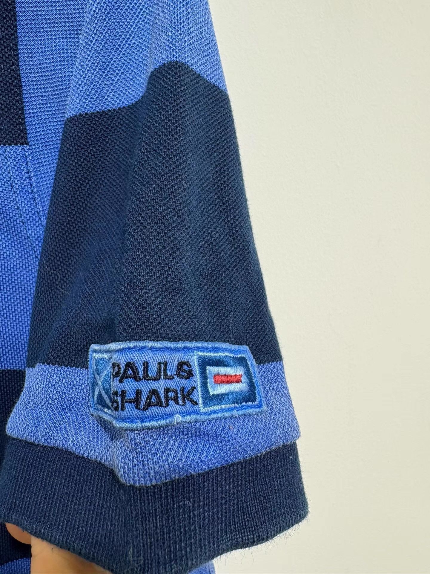 Paul & Shark Paul&shark Men's Blue Striped Short Sleeve Polo Shirt K29 Size US M / EU 48-50 / 2 - 4 Thumbnail