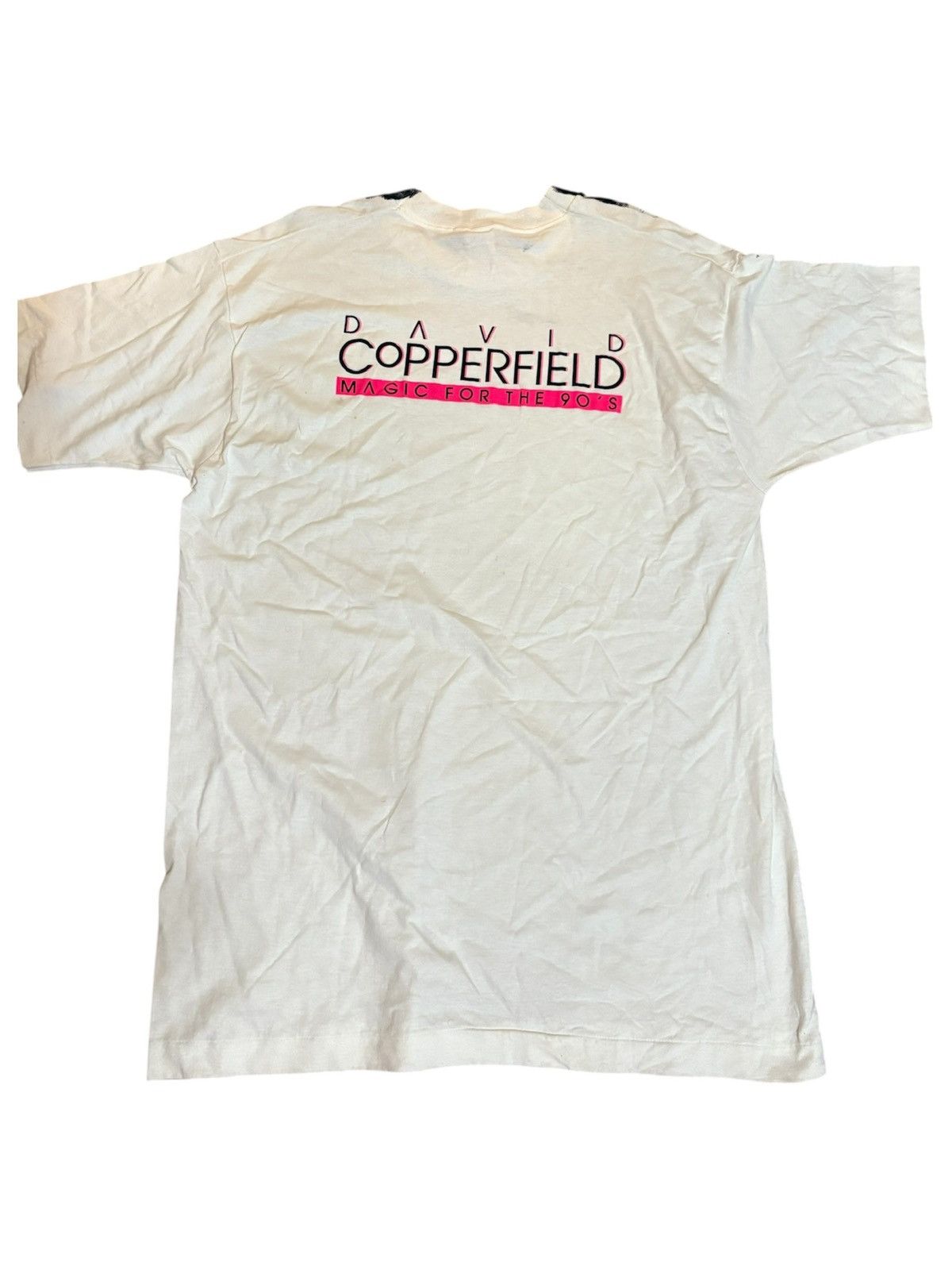 Vintage 1990 David copperfield T shirt Size US XL / EU 56 / 4 - 2 Thumbnail