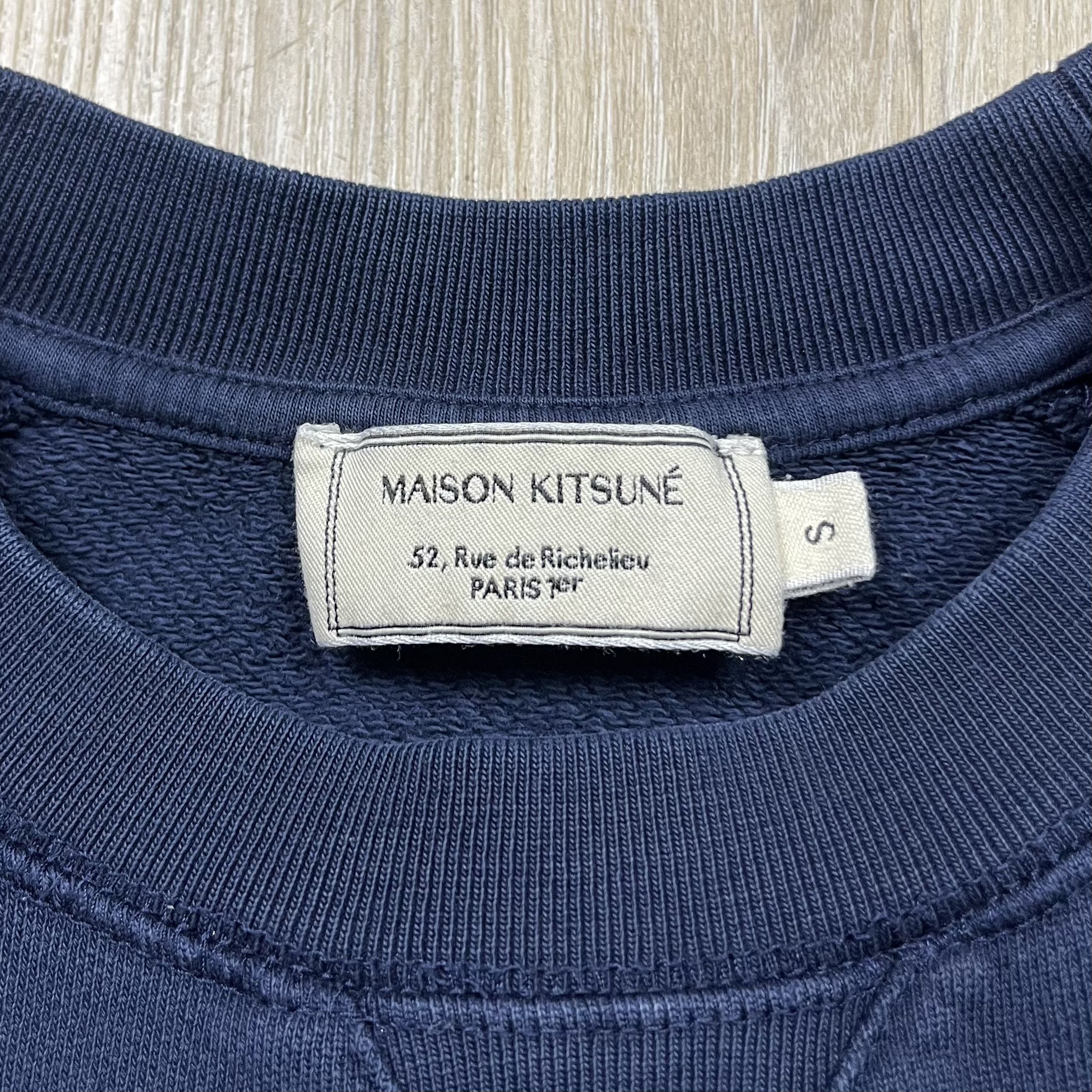 Maison Kitsune Maison Kitsune Fox Head Patch Classic Sweatshirt Size US S / EU 44-46 / 1 - 5 Thumbnail