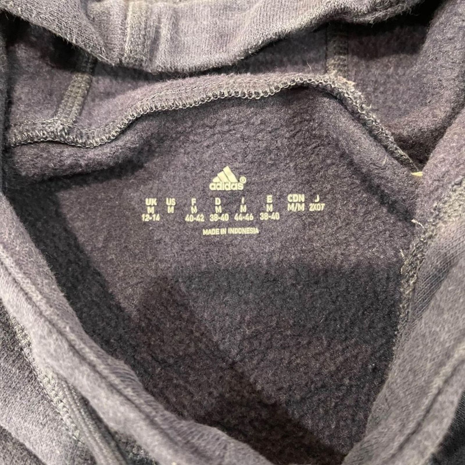 Adidas Adidas High Neck Hoodie Sweatshirt Womens Medium ZipPockets Size M / US 6-8 / IT 42-44 - 4 Thumbnail