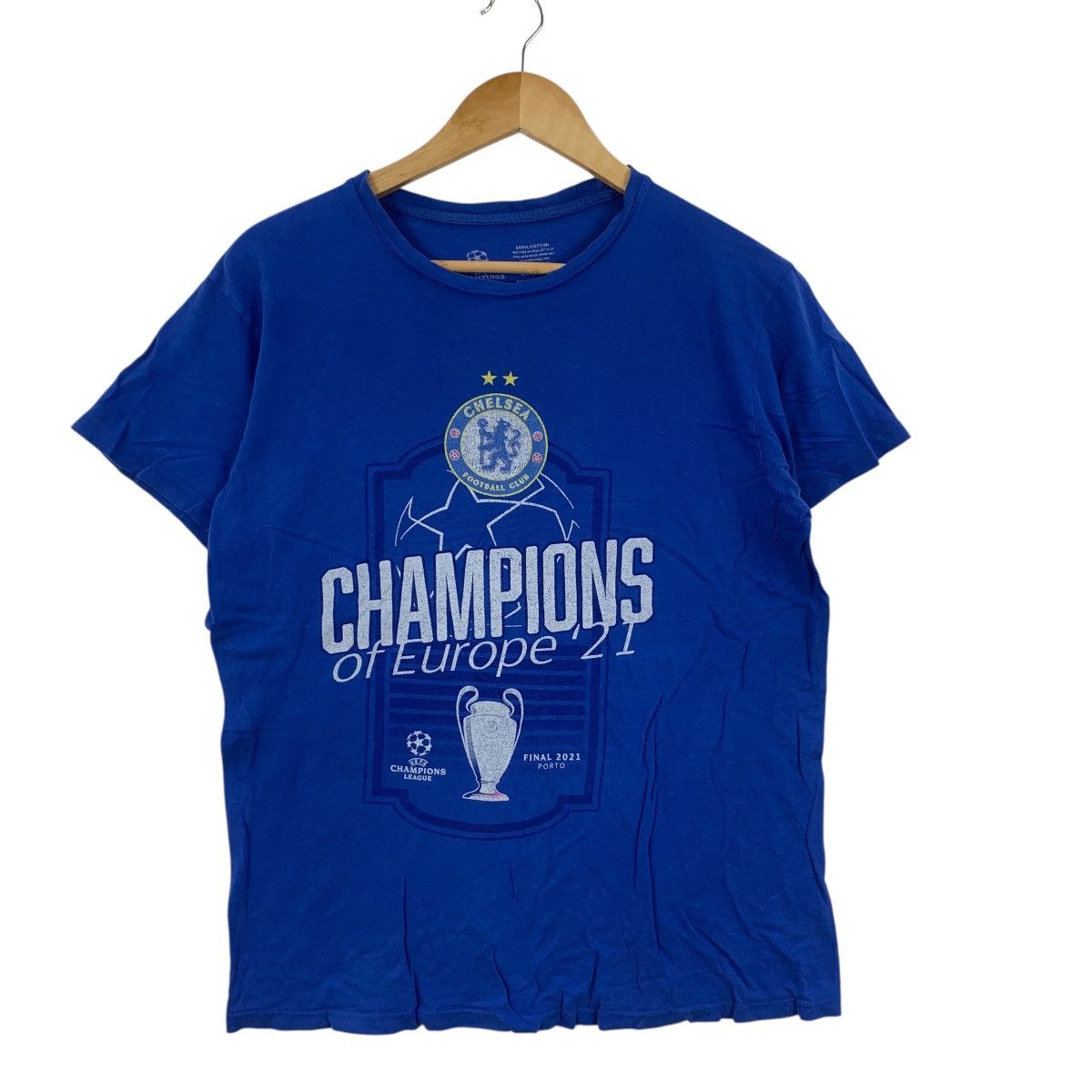 Vintage Vintage CHELSEA CHAMPION LEAGUE Road To Porto Final Tee Size US M / EU 48-50 / 2 - 5 Thumbnail
