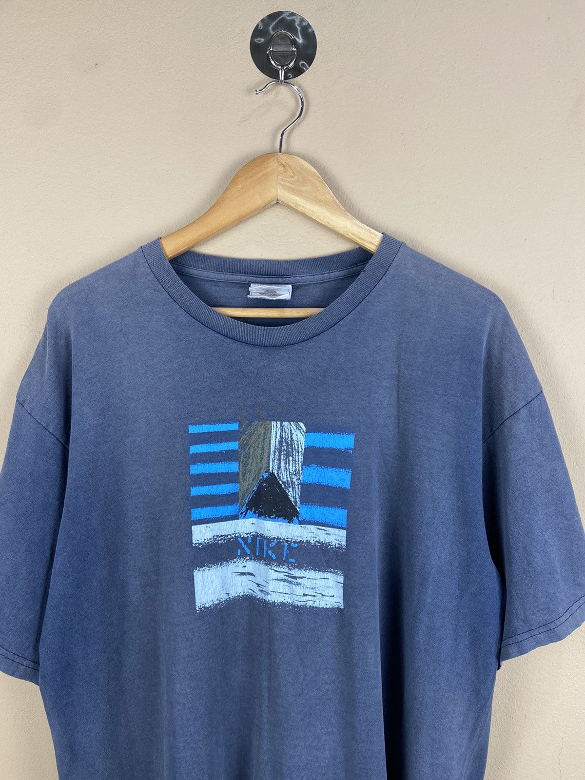 Nike × Vintage VINTAGE DISTRESSED NIKE TSHIRT Size US L / EU 52-54 / 3 - 4 Thumbnail