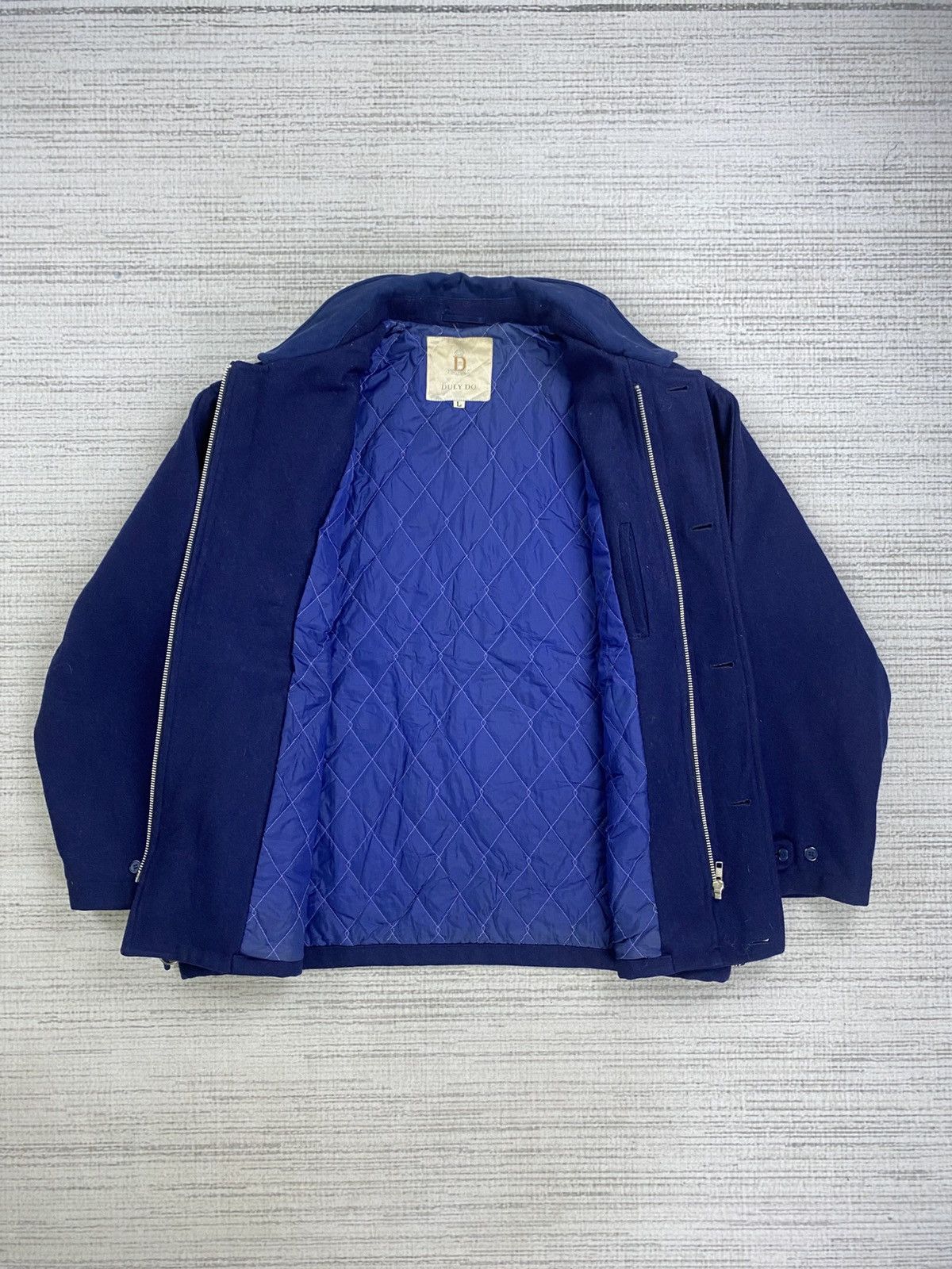 Designer × Japanese Brand × Vintage Vintage 80s Duly Do Japanese Brand Wool Jacket Size US L / EU 52-54 / 3 - 8 Thumbnail