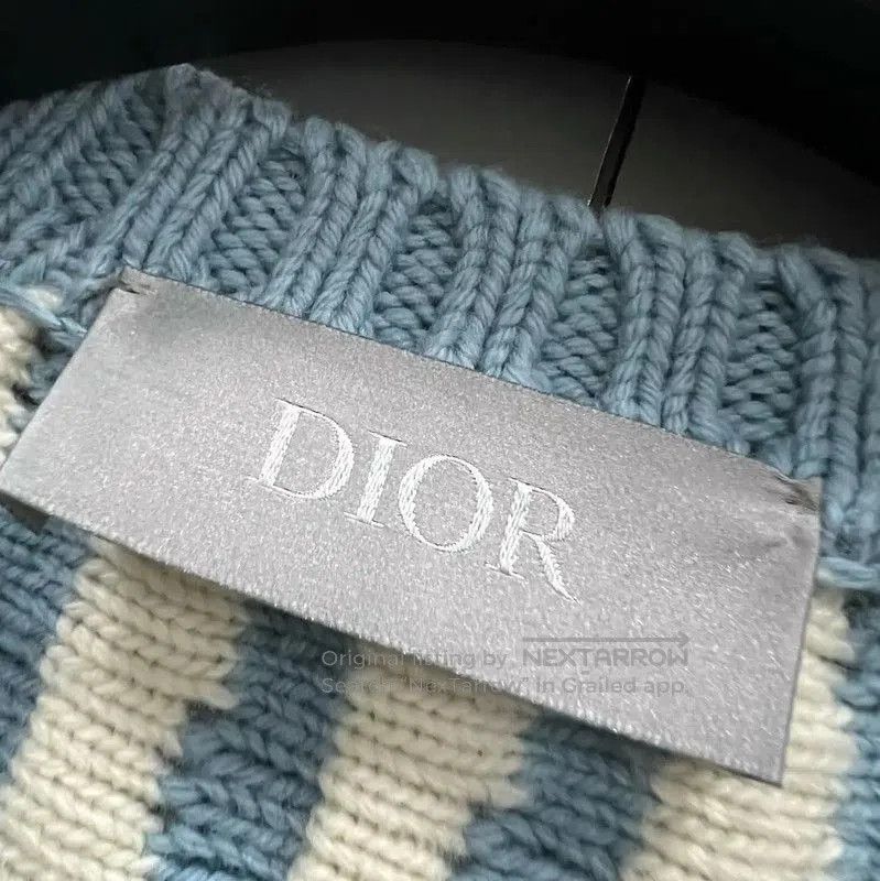 Dior Dior Blue Wool Long Sleeve Sweater . Size S / US 4 / IT 40 - 2 Thumbnail
