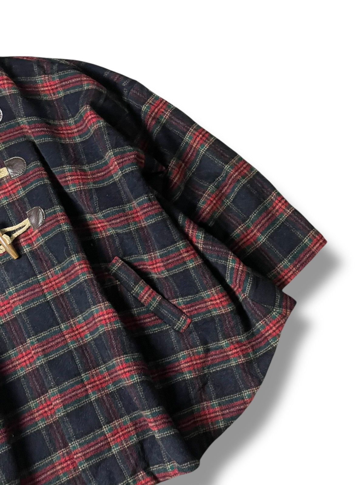 Issey Miyake × Japanese Brand × Ne-Net Ne-Net x Issey Miyake Plaid Duffle Hooded Jacket (133) Size US L / EU 52-54 / 3 - 3 Thumbnail