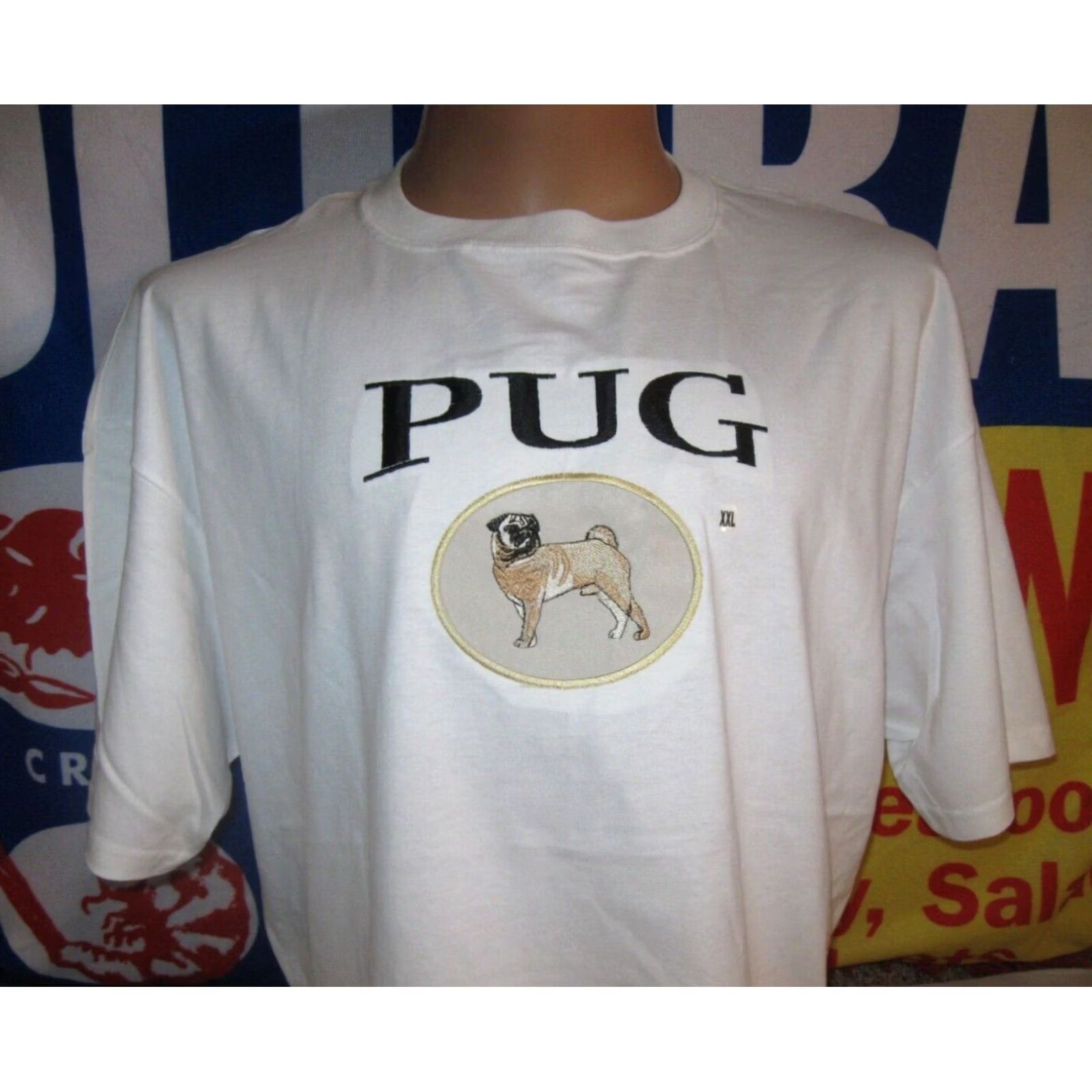 Gildan PUG DOG Shirt Adult 2XL NEW Sewn Crewneck T Lover GR8 Dogs CUTE PETS Men's Size US XXL / EU 58 / 5 - 2 Thumbnail