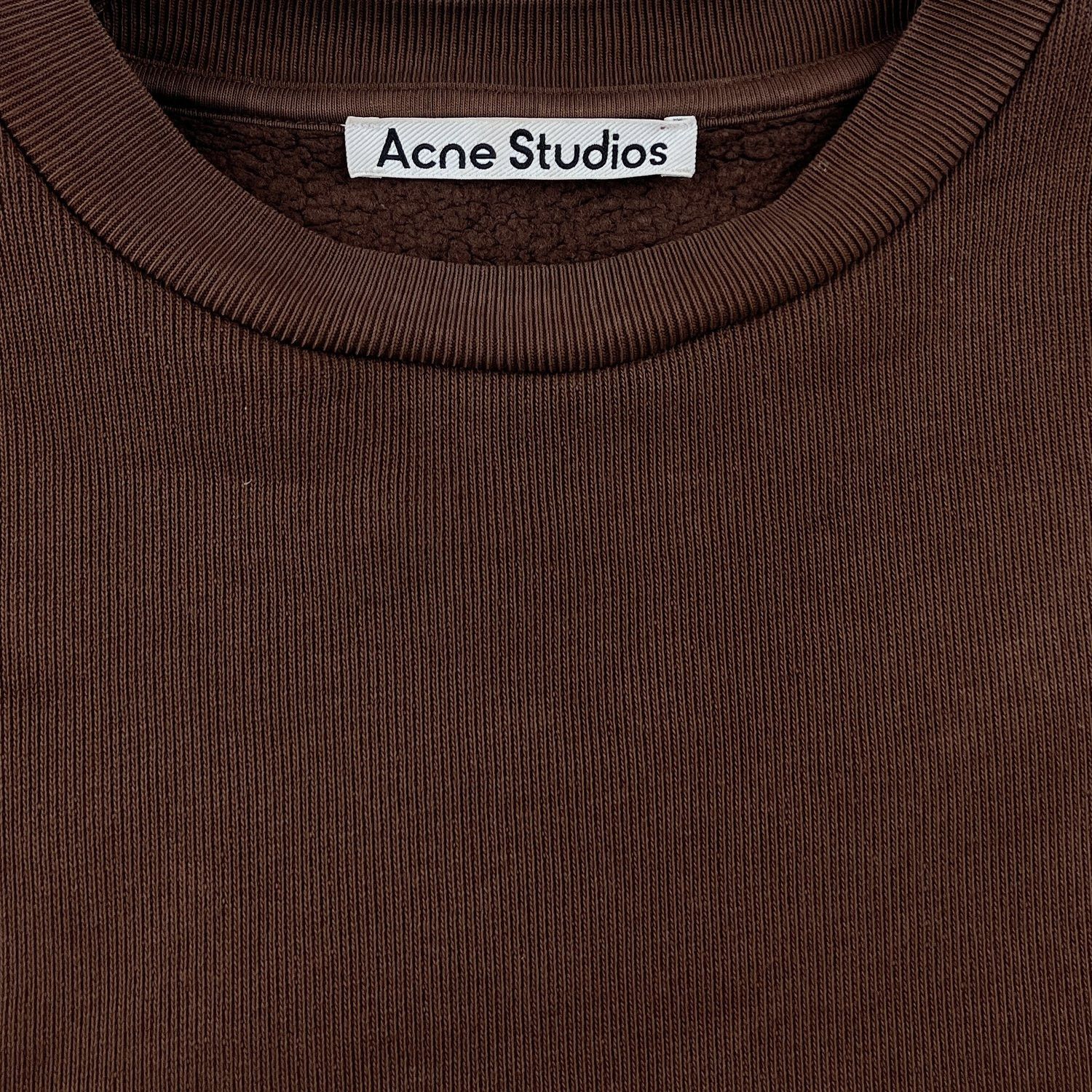Acne Studios Acne Studios Brown Embroidered Sweatshirt Size US M / EU 48-50 / 2 - 5 Thumbnail