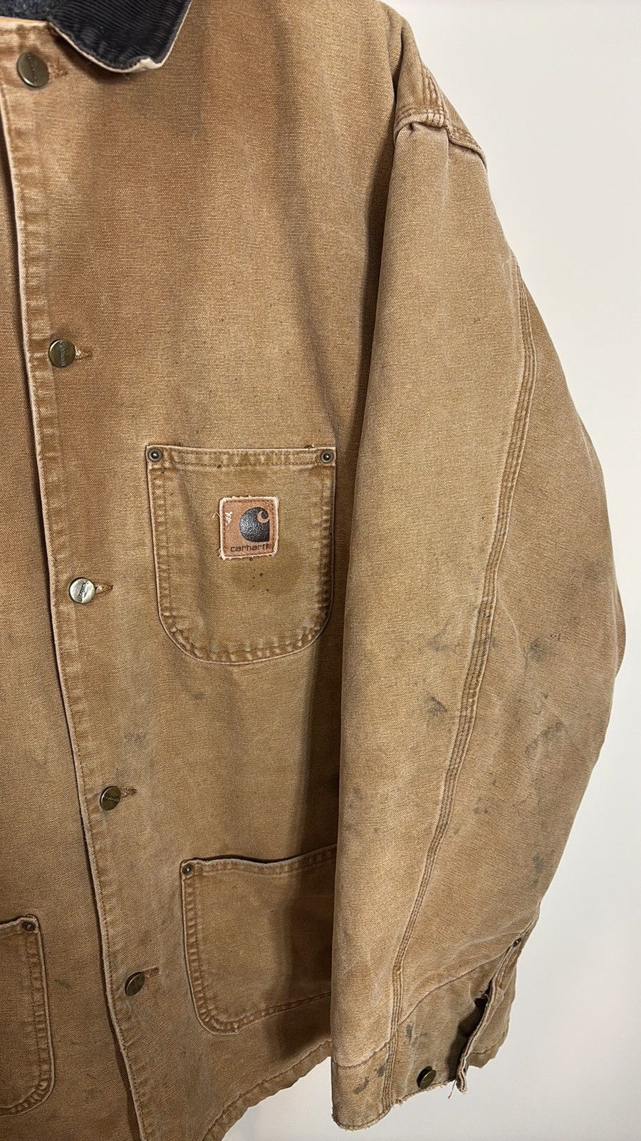 Carhartt × Vintage Vintage Carhartt Chore Coat XXL Tall Size US XXL / EU 58 / 5 - 2 Thumbnail