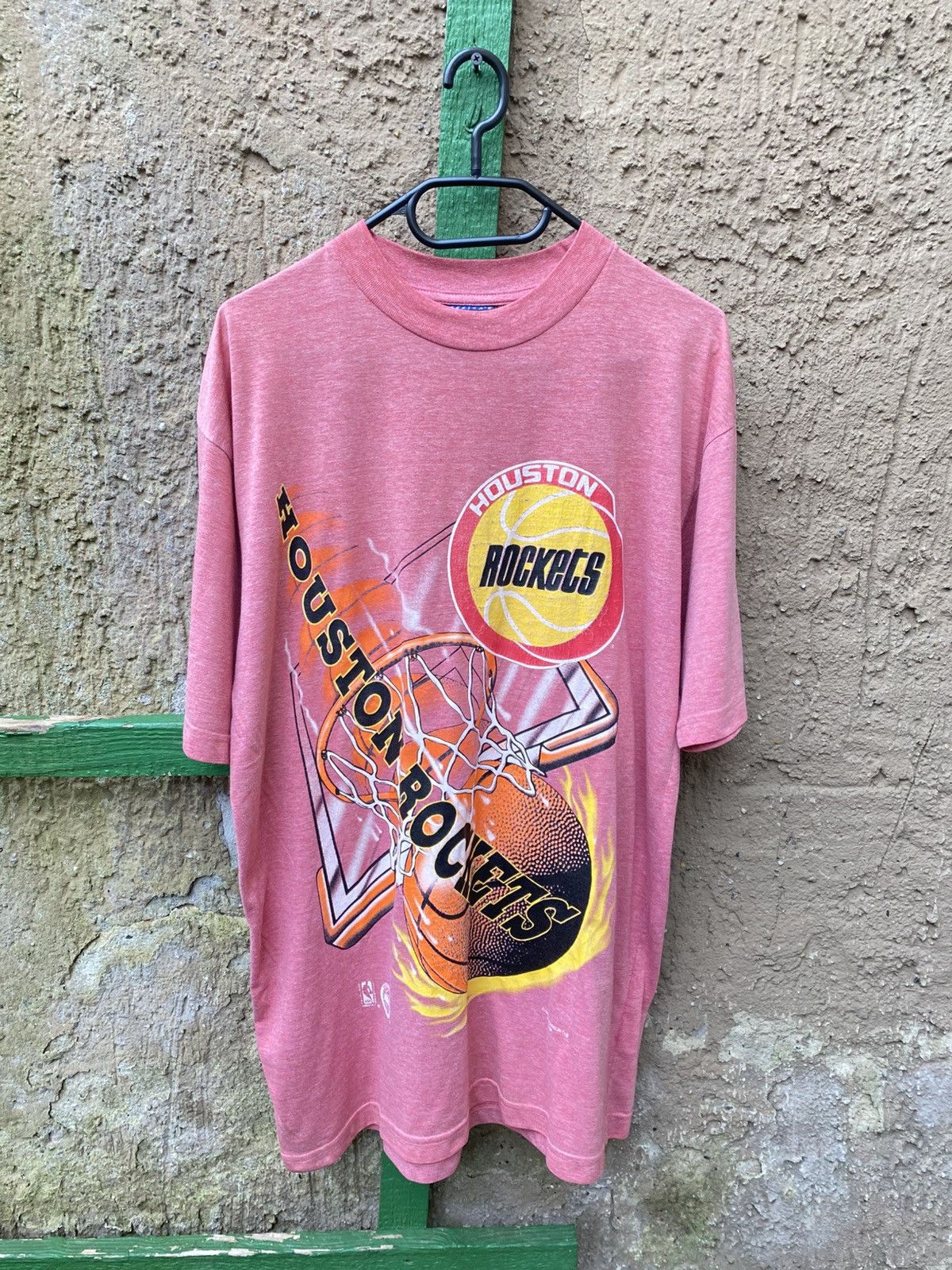NBA Vintage Houston Rockets Magic Johnson Tee T Shirt Bulls 90s Size US M / EU 48-50 / 2 - 1 Thumbnail