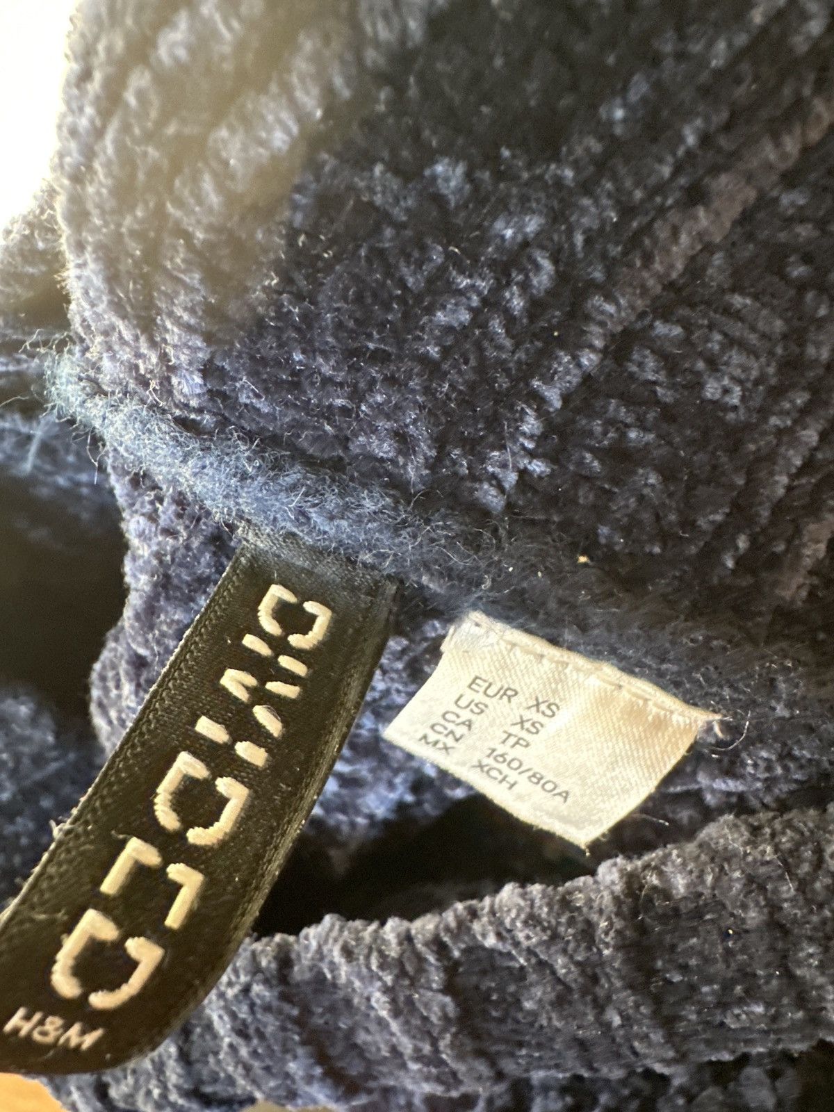 Divided Divided Chenille Mock Neck Cropped Sweater Size XS / US 0-2 / IT 36-38 - 6 Thumbnail