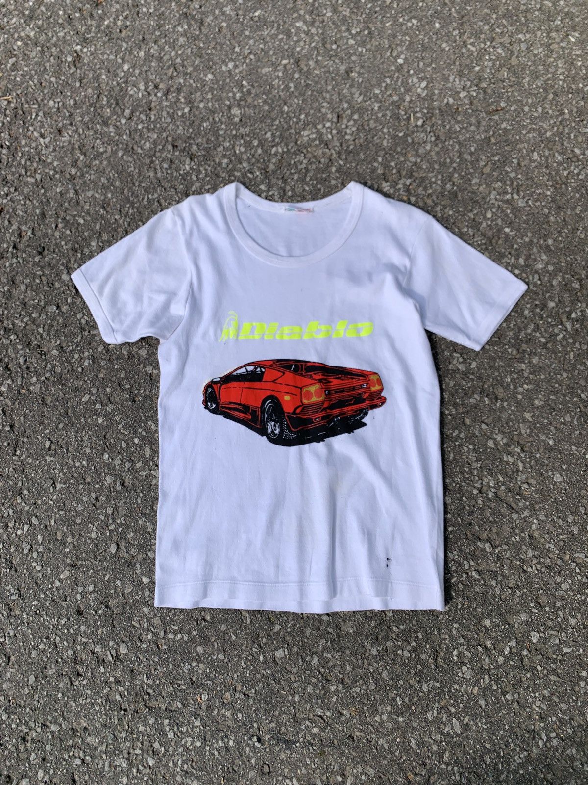 Lamborghini × Vintage Vintage Lamborghini hand painted tee Size US M / EU 48-50 / 2 - 1 Thumbnail