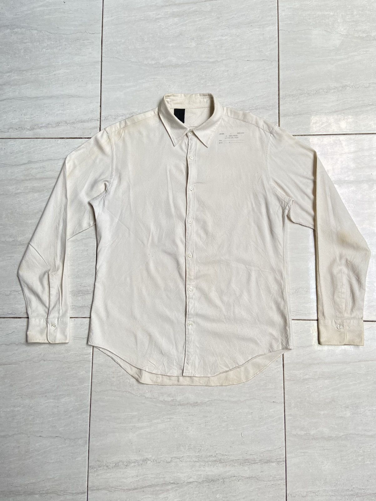 Japanese Brand × N.Hoolywood N. HOOLYWOOD Cream Shirt Size US M / EU 48-50 / 2 - 6 Thumbnail