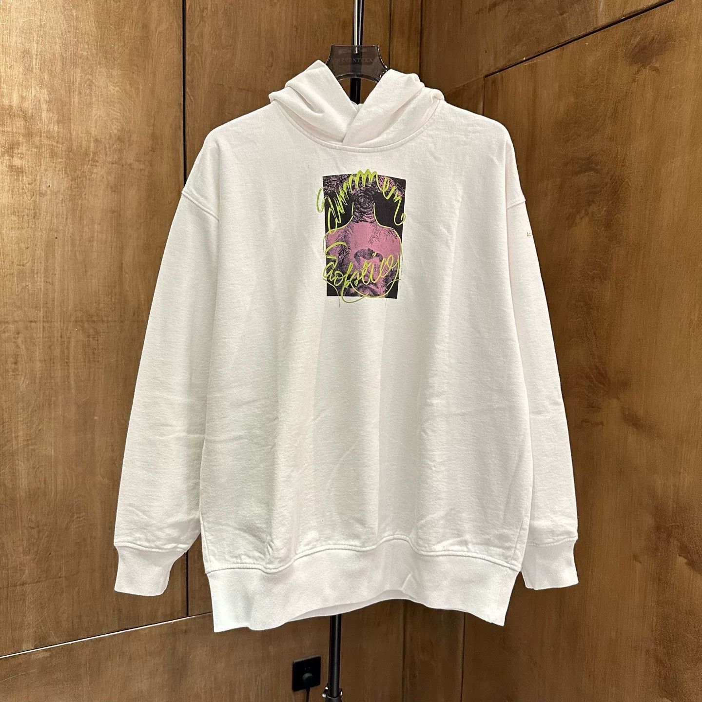 Acne Studios Acne Studios Graphic White Hoodie M Men Size US M / EU 48-50 / 2 - 1 Thumbnail