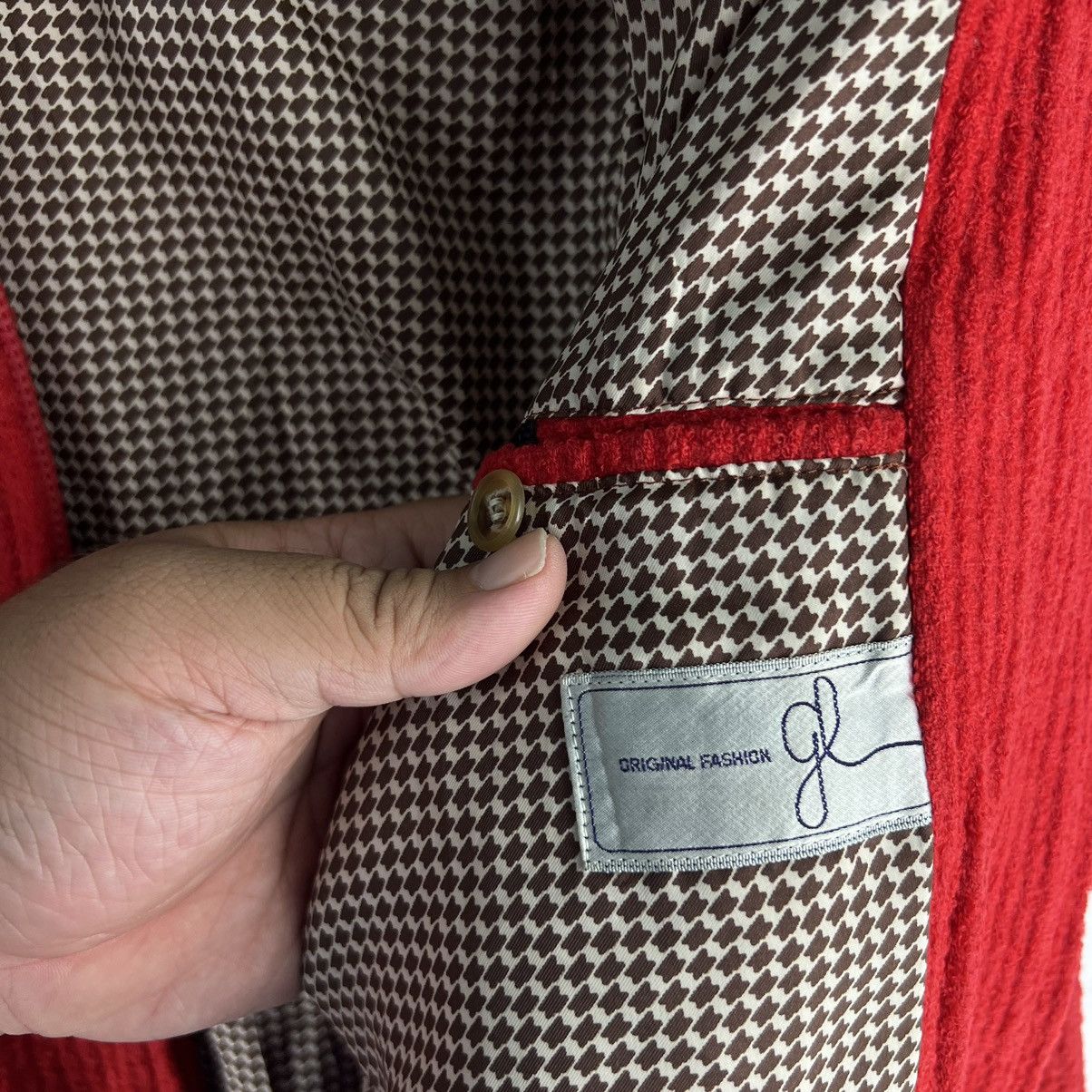 Japanese Brand 🔥VINTAGE BOMBER JACKET HIGH FASHION RICH RED Size US M / EU 48-50 / 2 - 9 Thumbnail