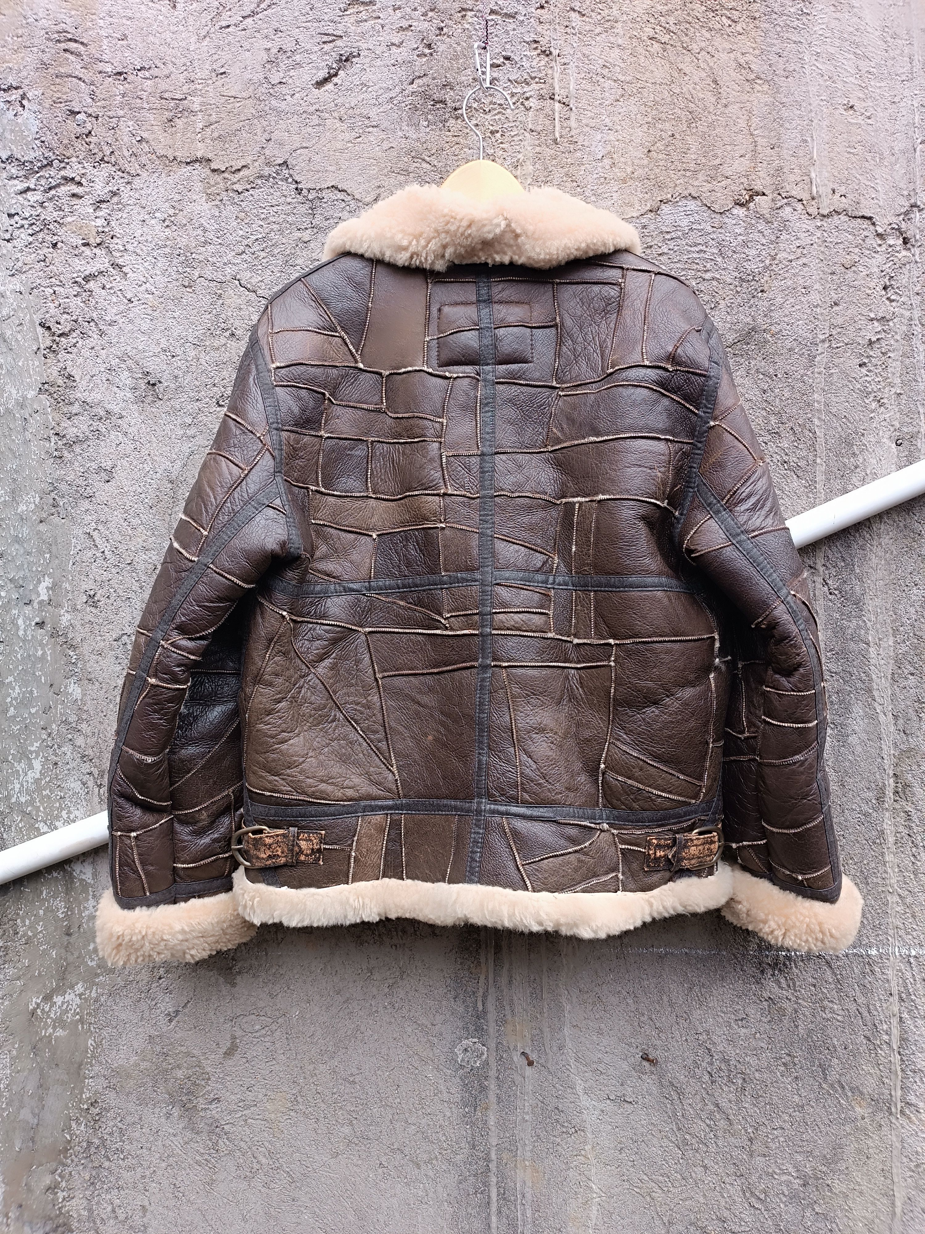 Vintage Vintage Rare B-3 B3 Leather Patchwork Flight Jacket Military Size US M / EU 48-50 / 2 - 4 Thumbnail