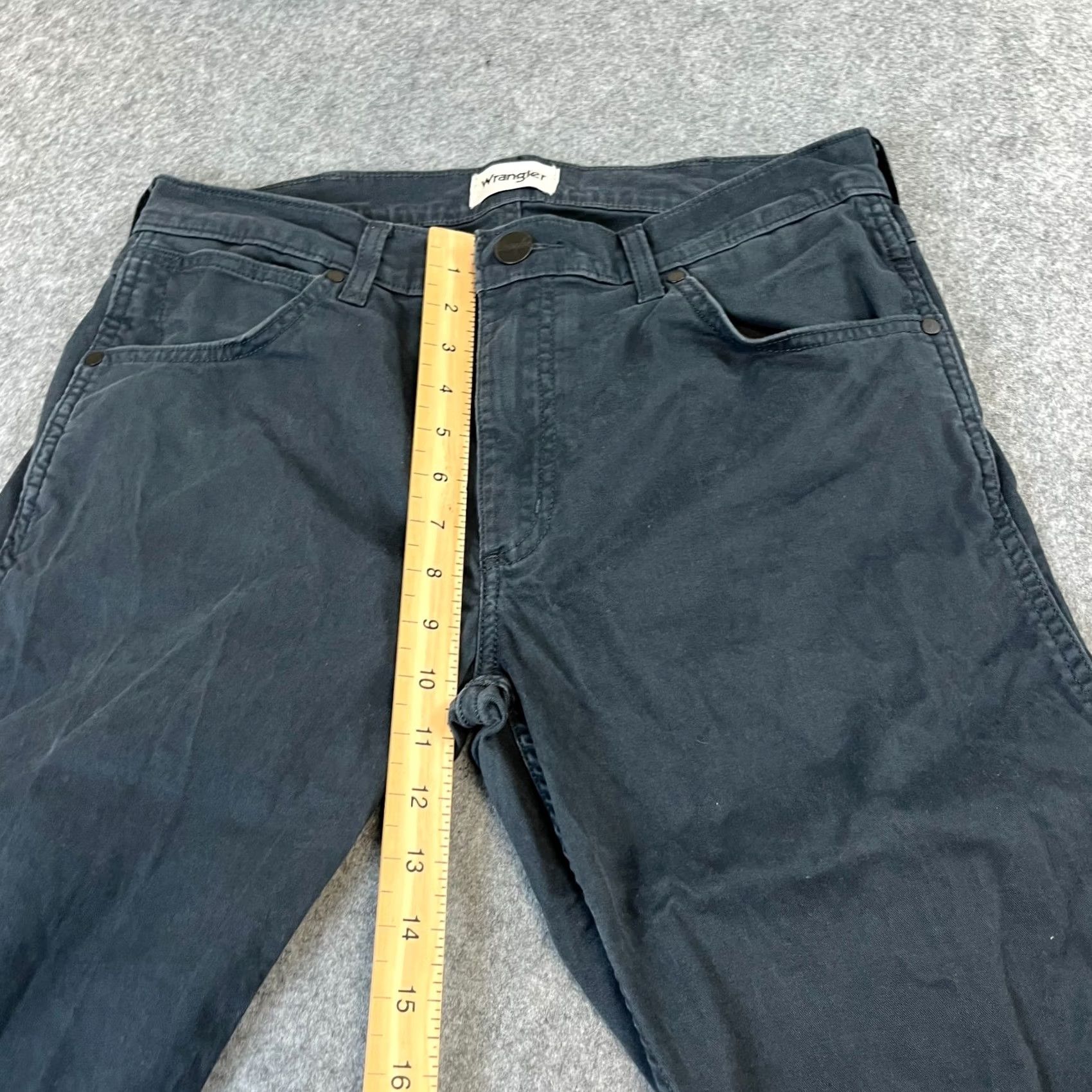 Wrangler Wrangler Jeans Tapered 32 32 Dark Blue Denim 5-Pocket Wrangler Greensboro 803 Mens Regular Comfort"} Size US 32 / EU 48 - 5 Thumbnail