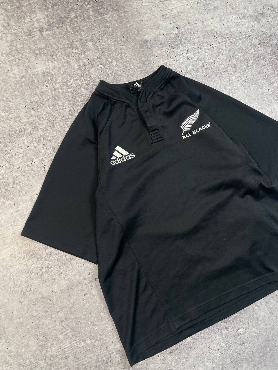 Adidas Vintage 2006 Adidas All Blacks Rugby Jersey Y2K Size US L / EU 52-54 / 3 - 2 Thumbnail