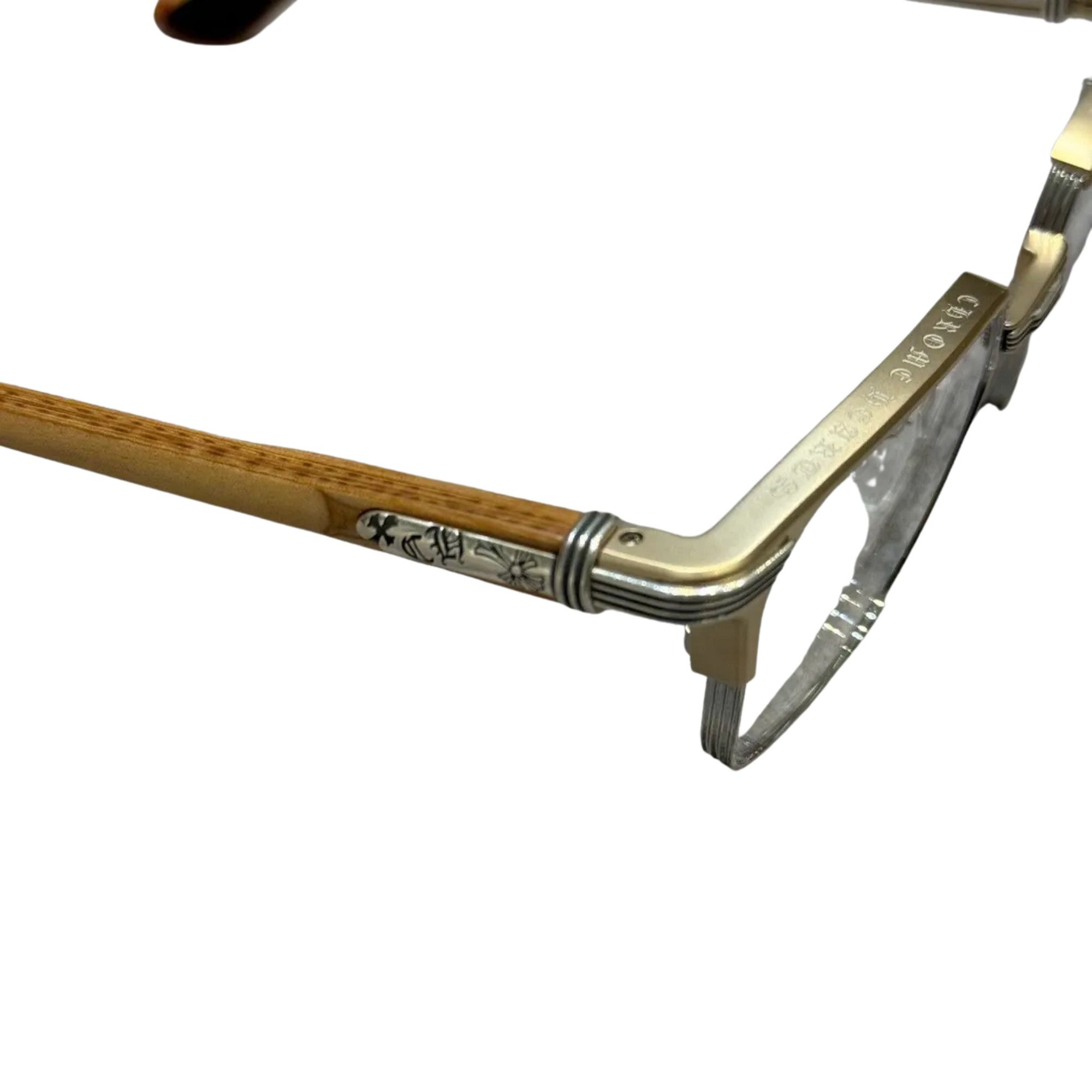 Chrome Hearts CHROME HEARTS BLAZIN MATTE GOLD PLATED/SHINY SILVER PLYWOOD Size ONE SIZE - 6 Thumbnail
