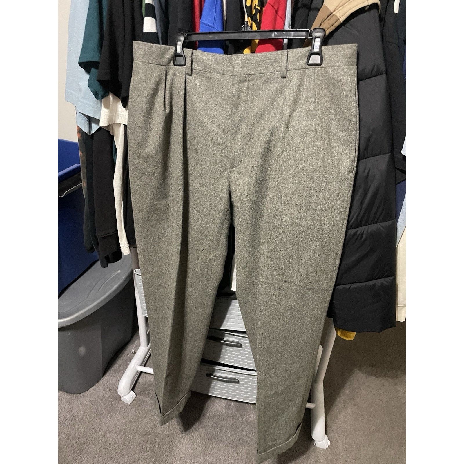 Polo Ralph Lauren Size 36x36-VTG Polo Ralph Lauren Dress Pants Italian Wool Size US 36 / EU 52 - 1 Thumbnail