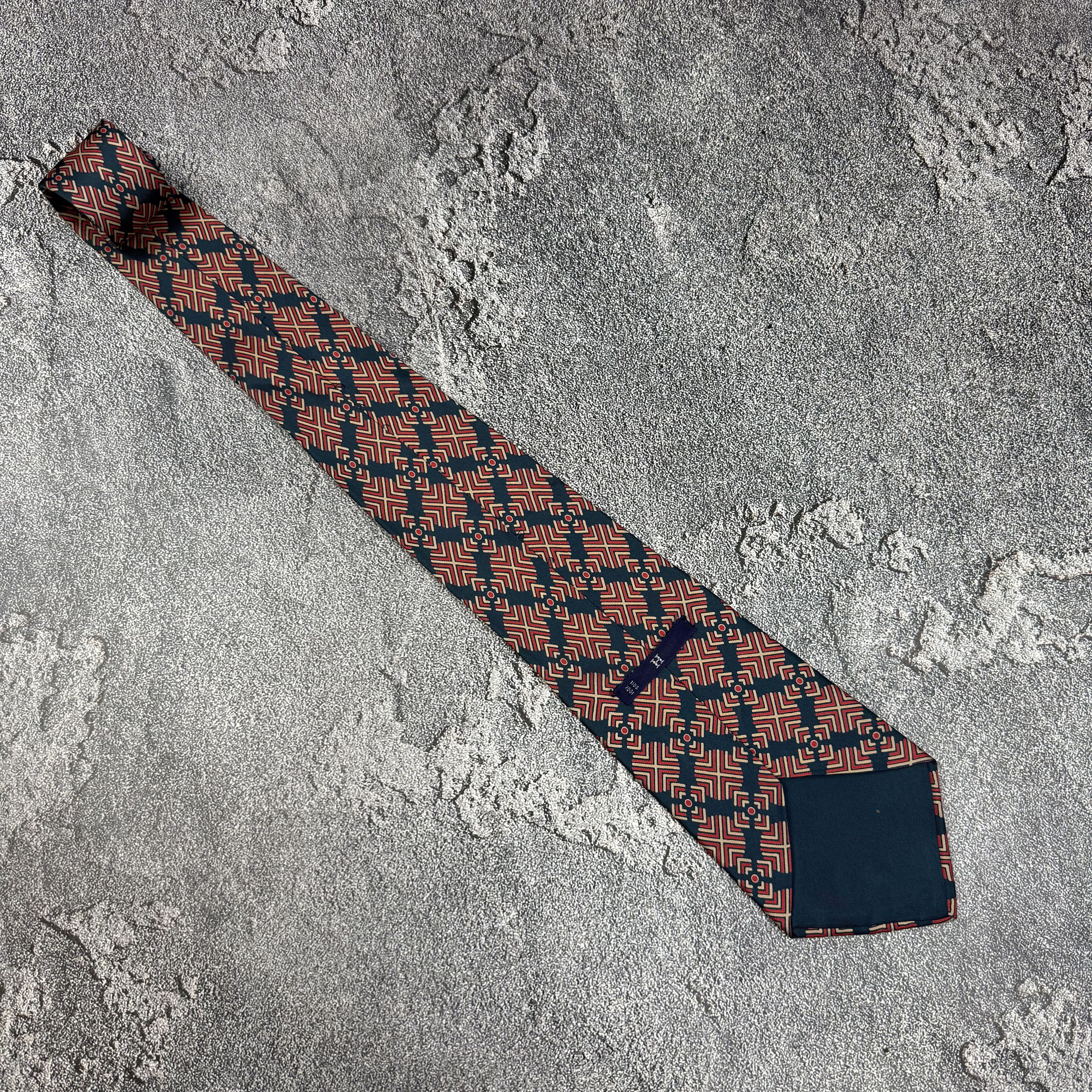 Hermes Hermes Silk Tie Very Vintage 527 IA Size ONE SIZE - 1 Thumbnail