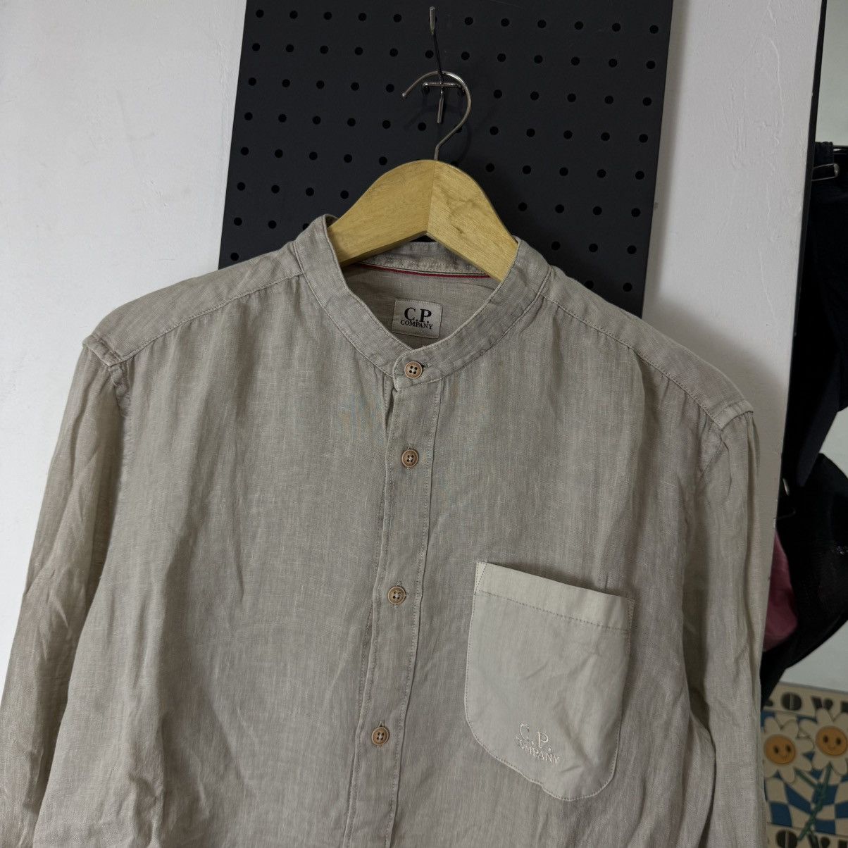C.P. Company C.P. Company dyed linen long shirt Size US XL / EU 56 / 4 - 2 Thumbnail