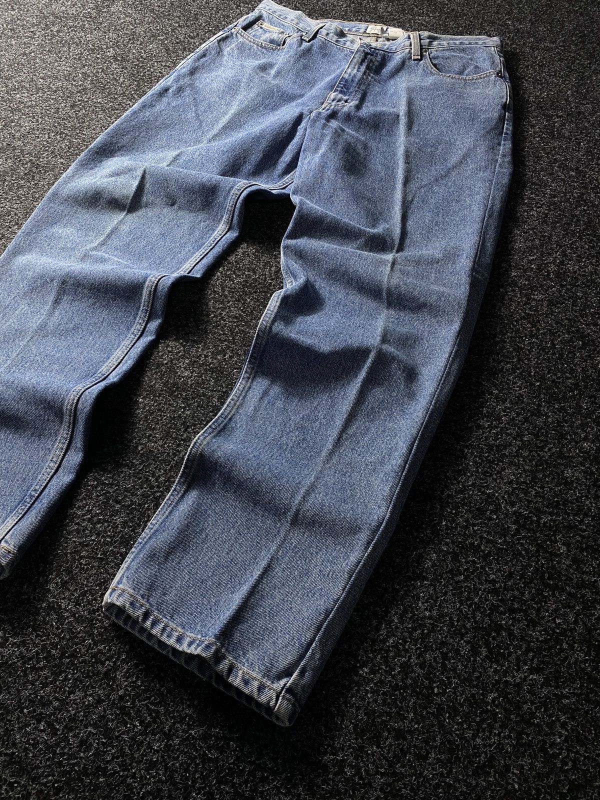Calvin Klein × Vintage Crazy Vintage Y2K 00s Baggy Calvin Klein Skater Denim Jeans Size US 36 / EU 52 - 3 Thumbnail