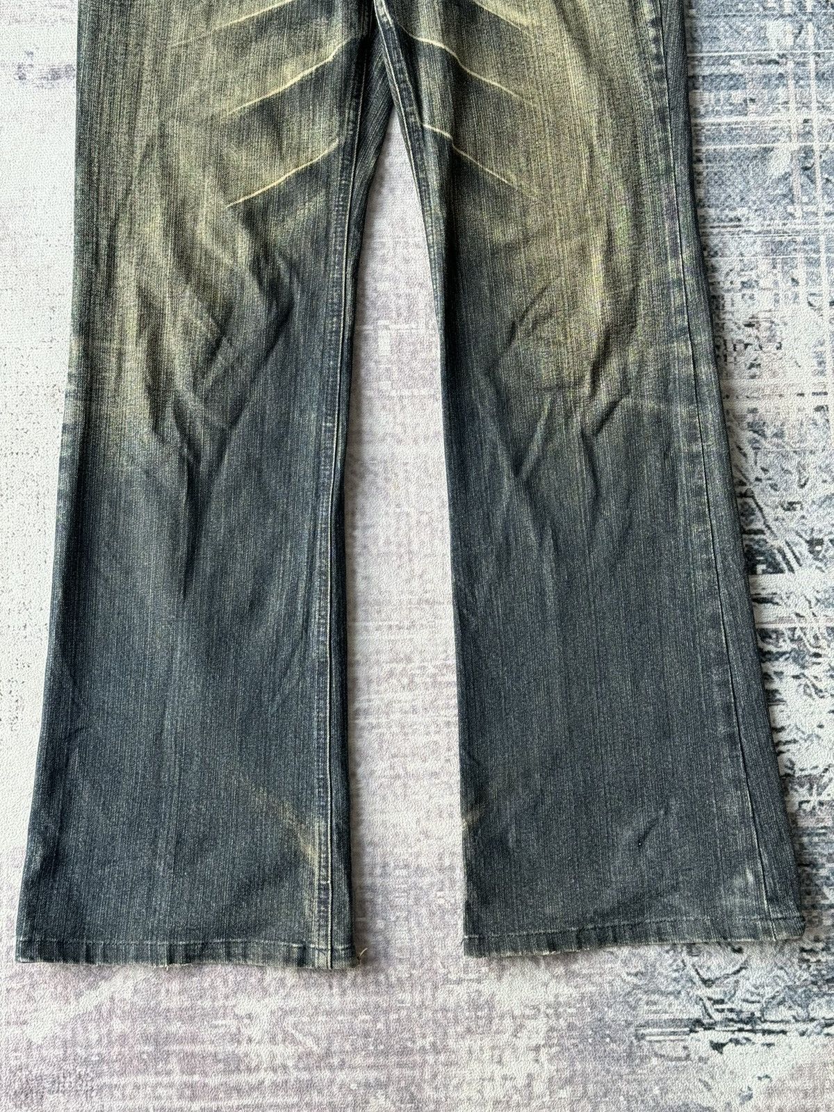 Japanese Brand Vintage A.S.M Super Flared Distressed Denim Size US 29 - 4 Thumbnail