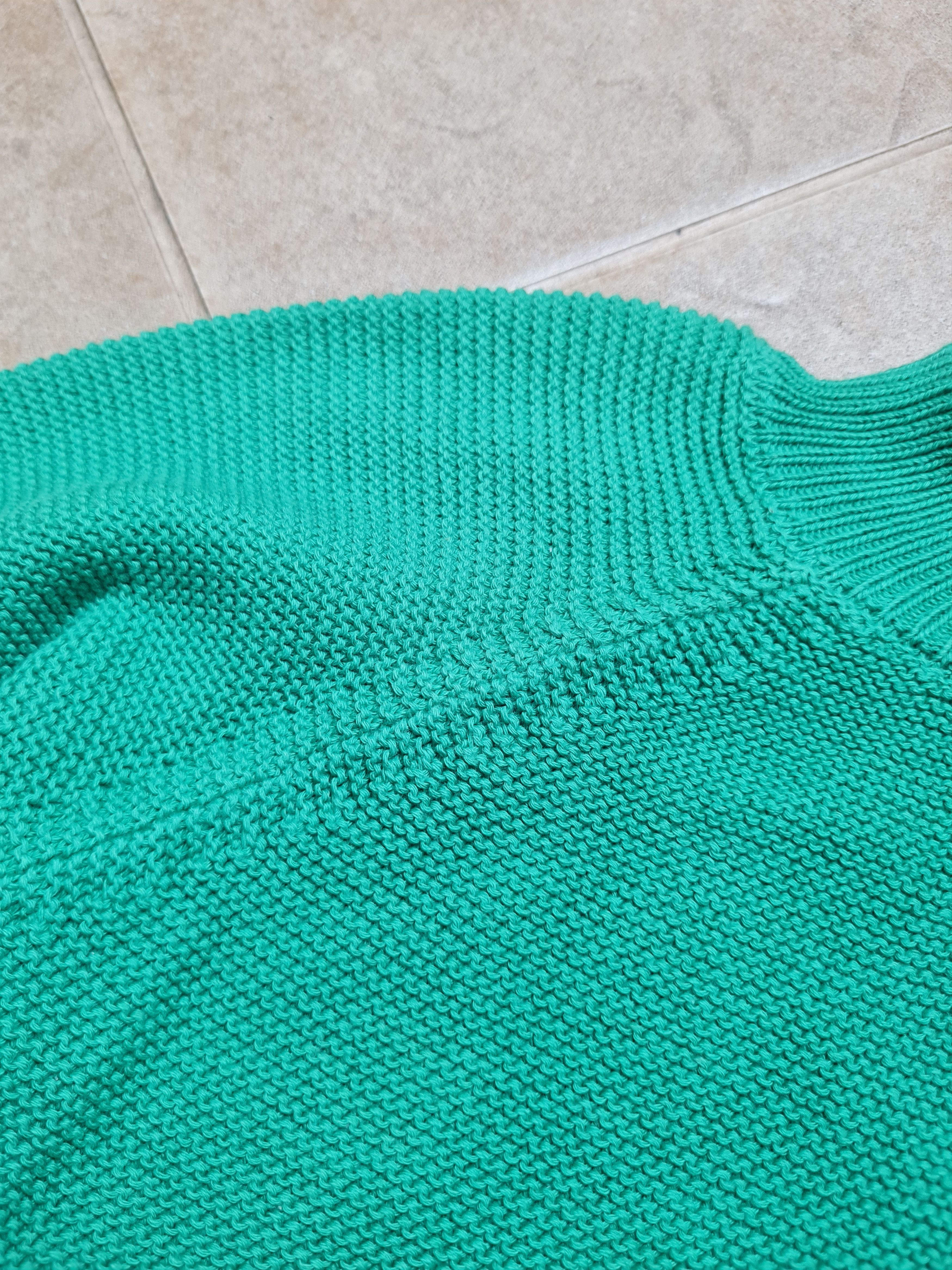 Max Mara WEEKEND MAX MARA Relaxed Fit Green Knit Crew-Neck Sweater Size M / US 6-8 / IT 42-44 - 13 Thumbnail