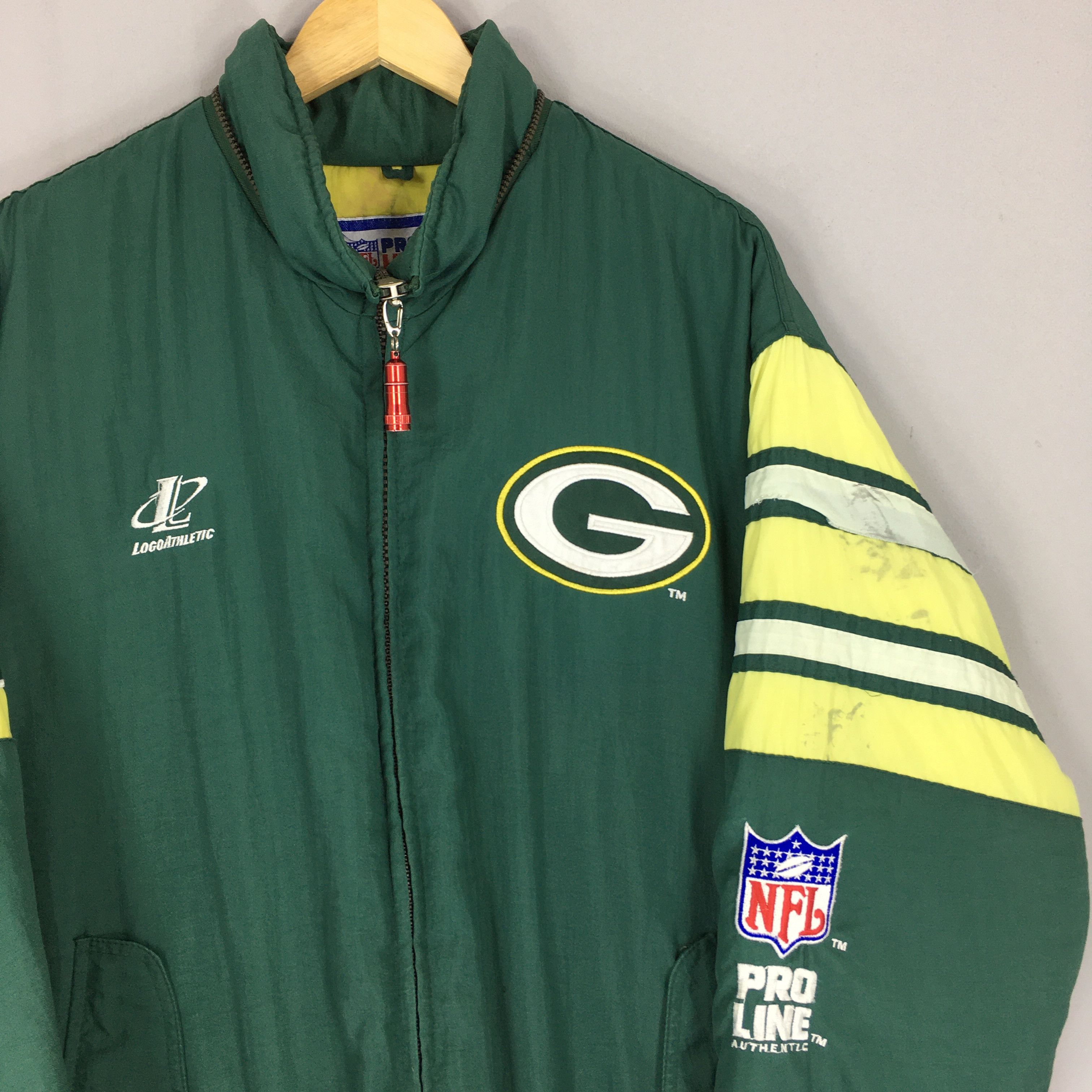 NFL × Starter × Vintage Vintage Green Bay Packers NFL Zipper Jacket Medium Size US M / EU 48-50 / 2 - 2 Thumbnail